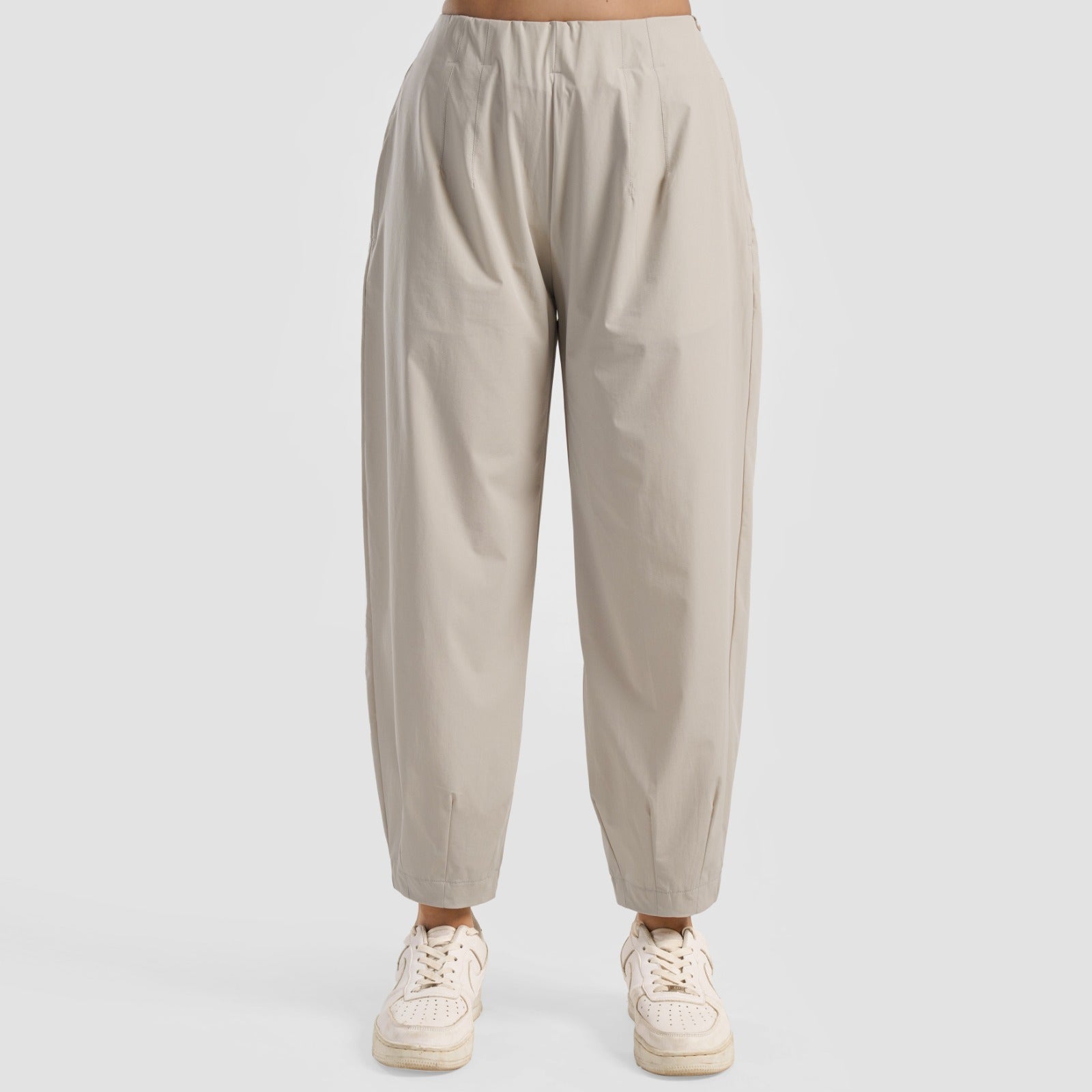 Dynamic Balloon Trousers (Cream)