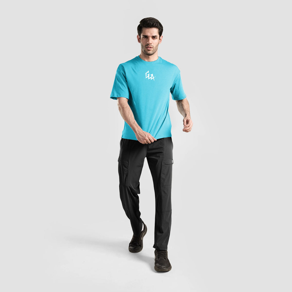 men gym t-shirt sportswear breathable workout tee fabric detail Men T-Shirt Gym Armour Pakistan