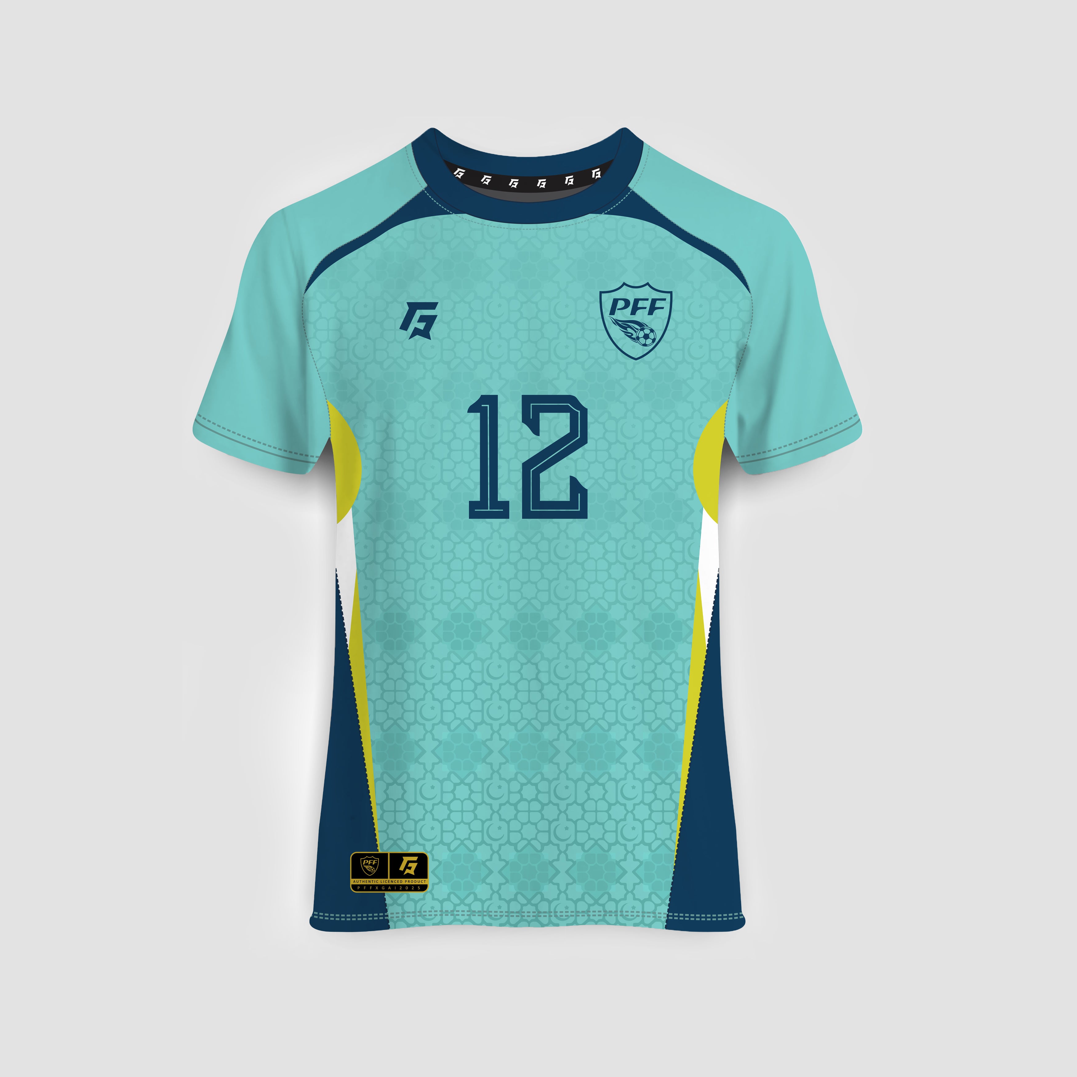 PFF Goal Keeper Customized Tee 2025 (Aqua Blue)