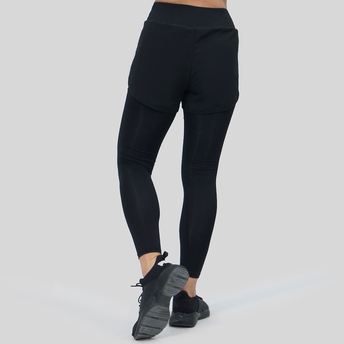 Compression Leggings Shorts (Black)