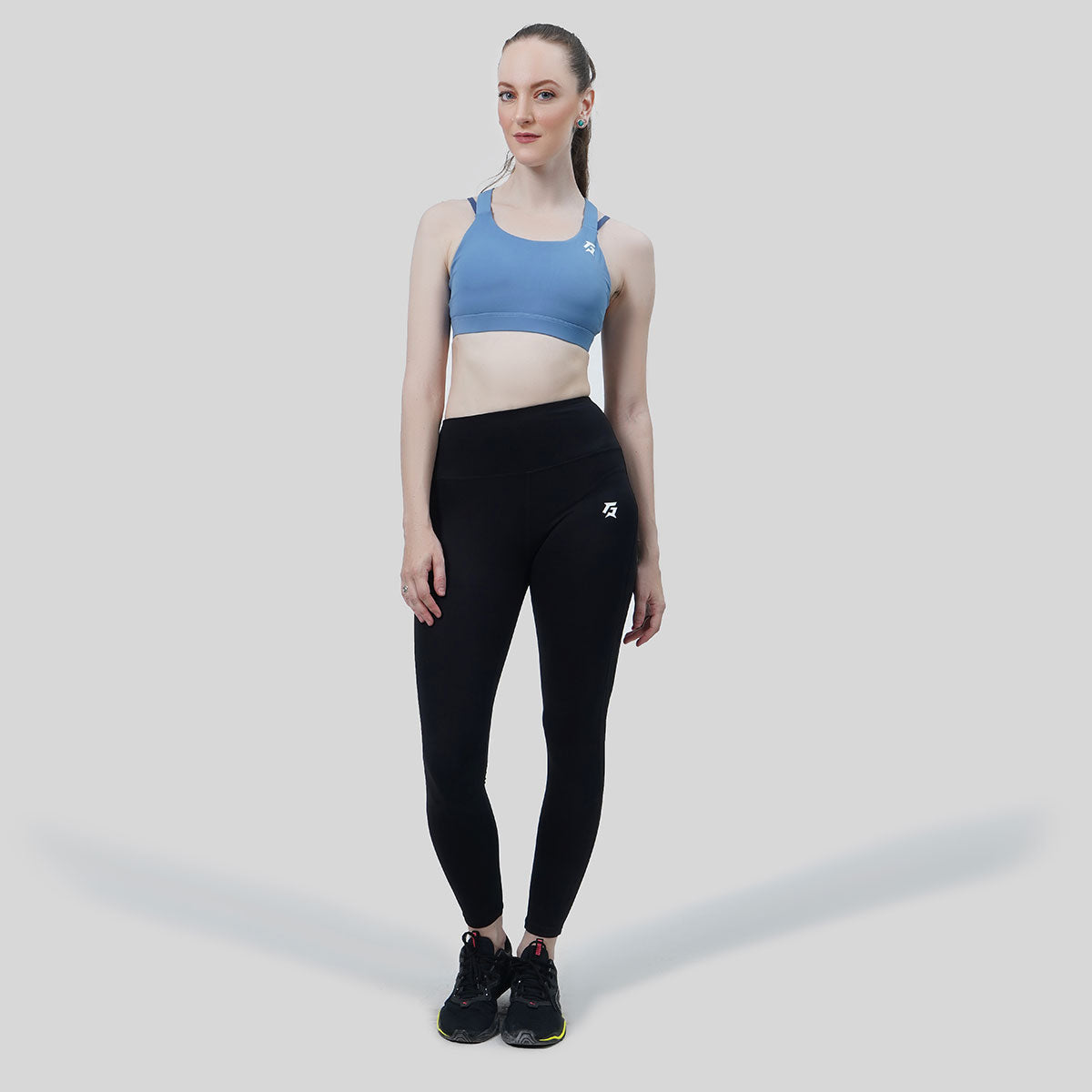 Linear Mesh Leggings (Black)