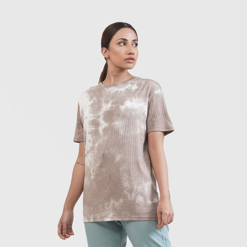 Shibori Tee (Brown)