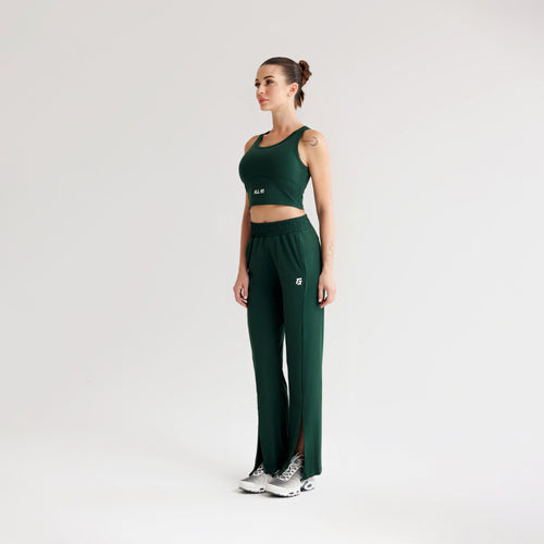 Flex Aura Flared Pants (Swamp Green)