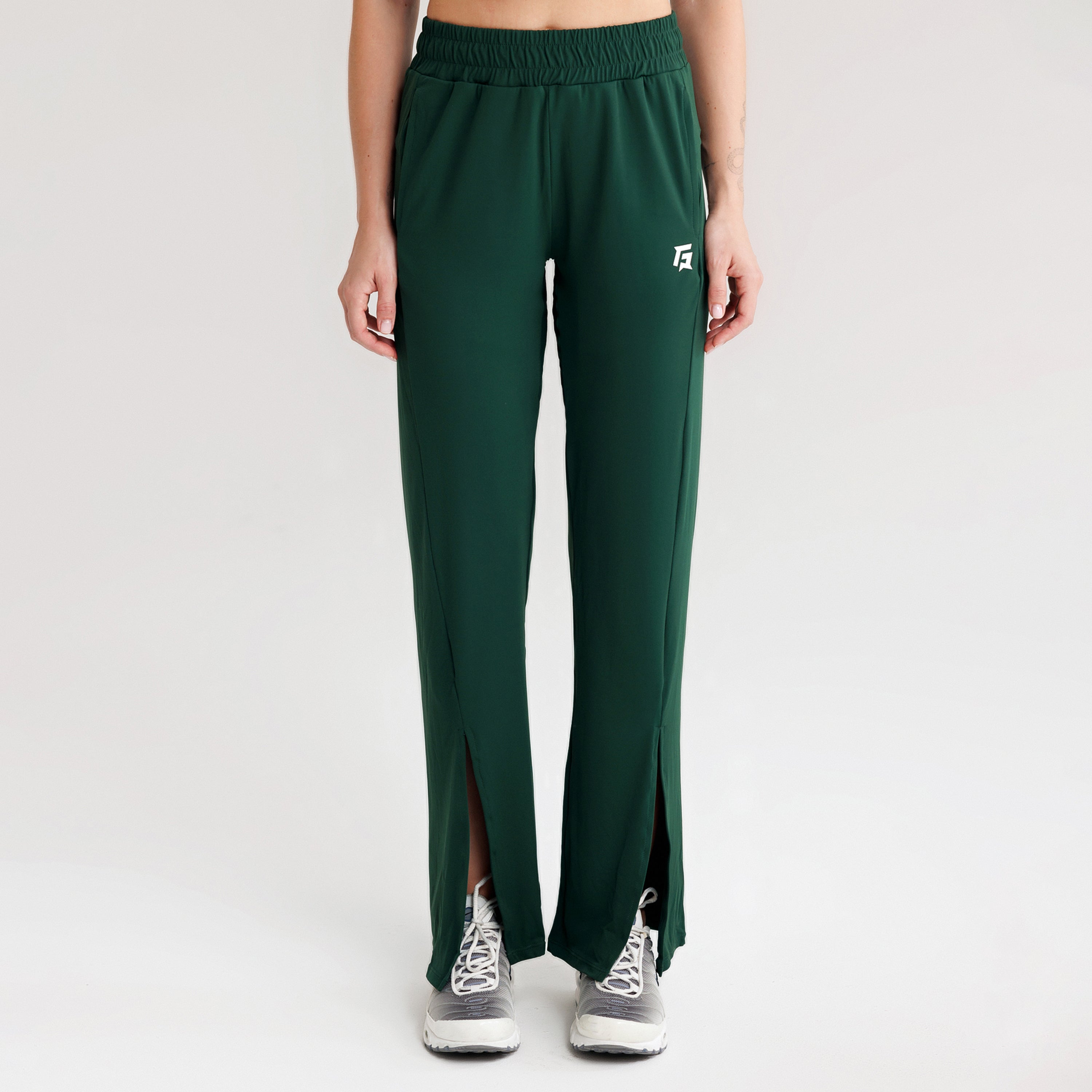 Flex Aura Flared Pants (Swamp Green)