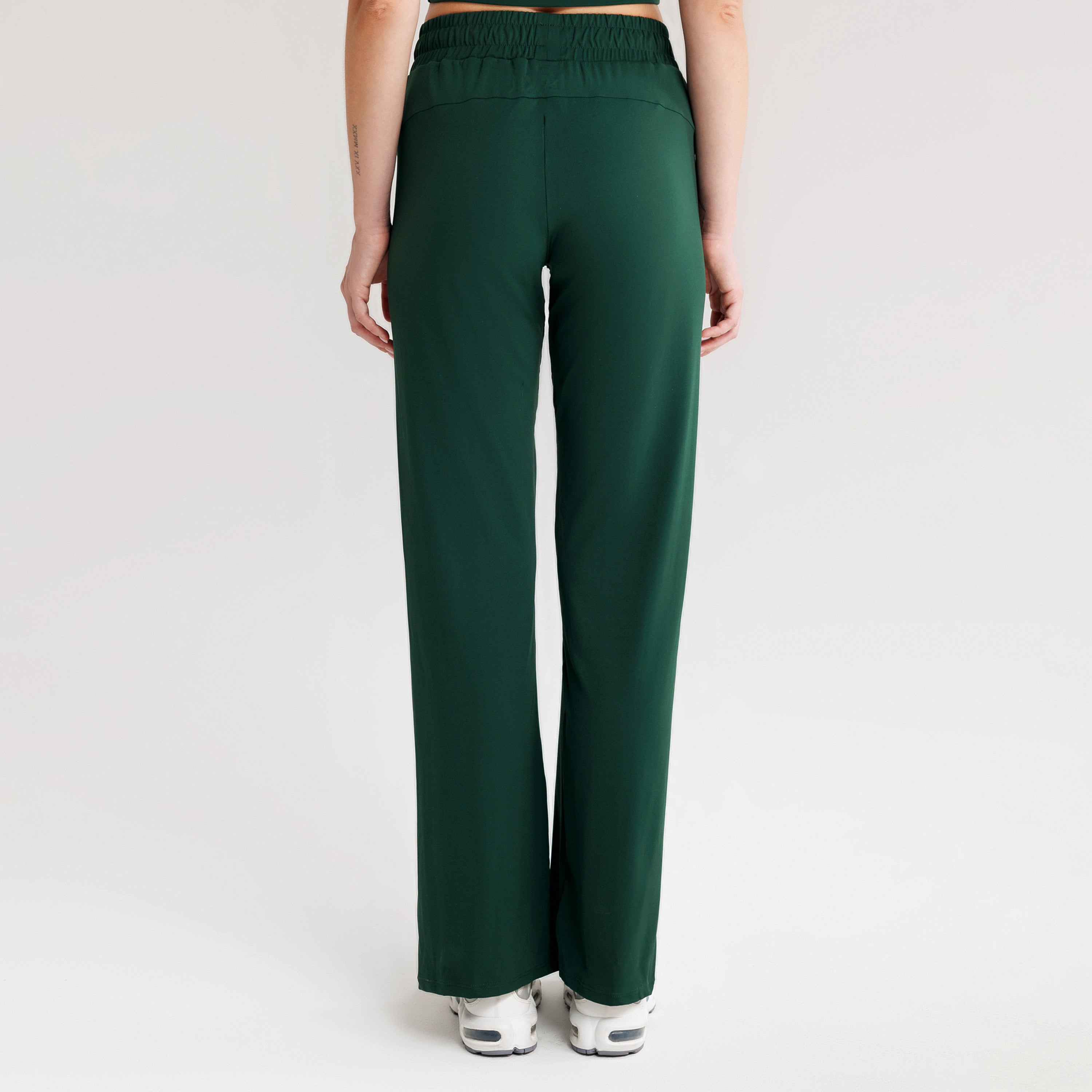 Flex Aura Flared Pants (Swamp Green)