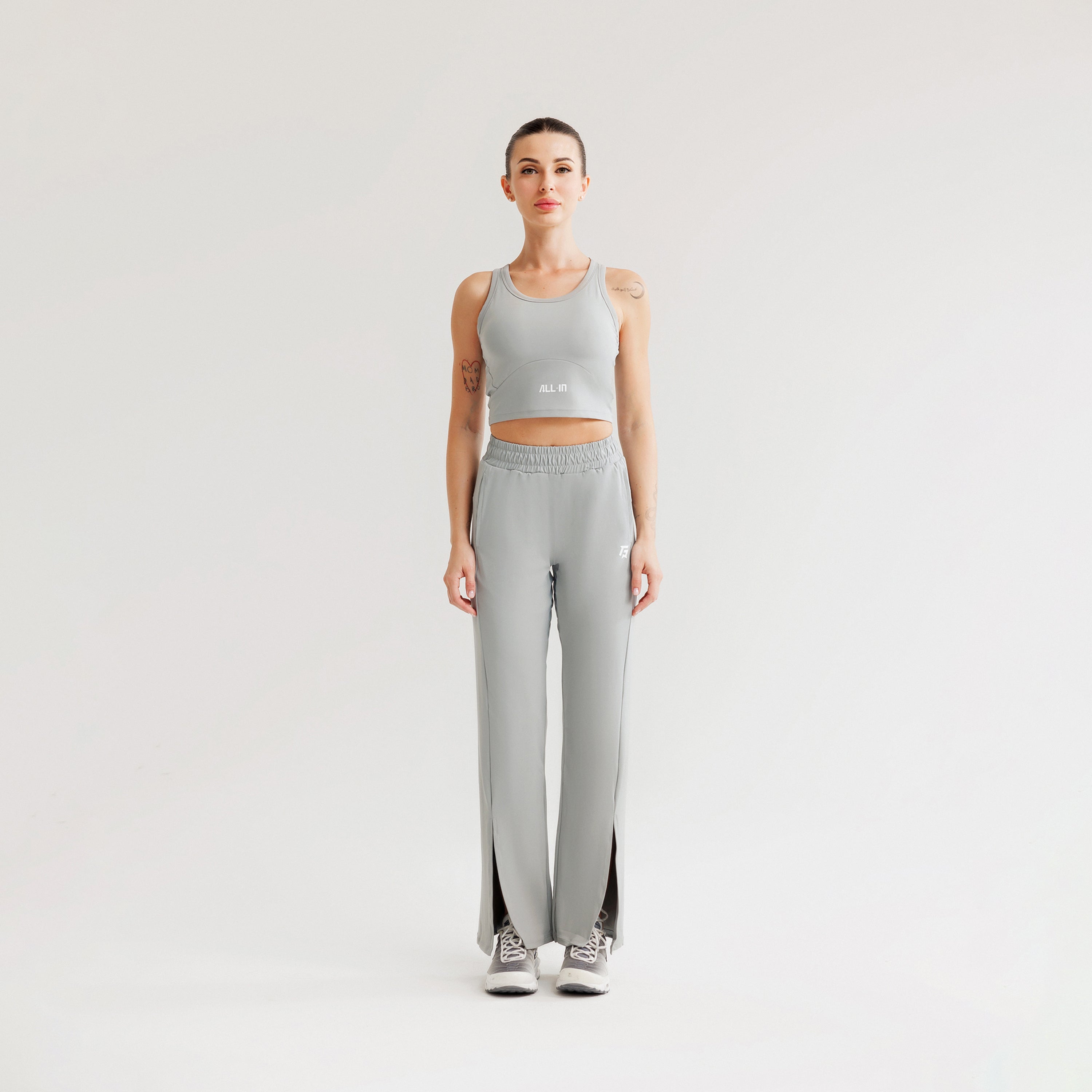 Flex Aura Flared Pants (Grey)