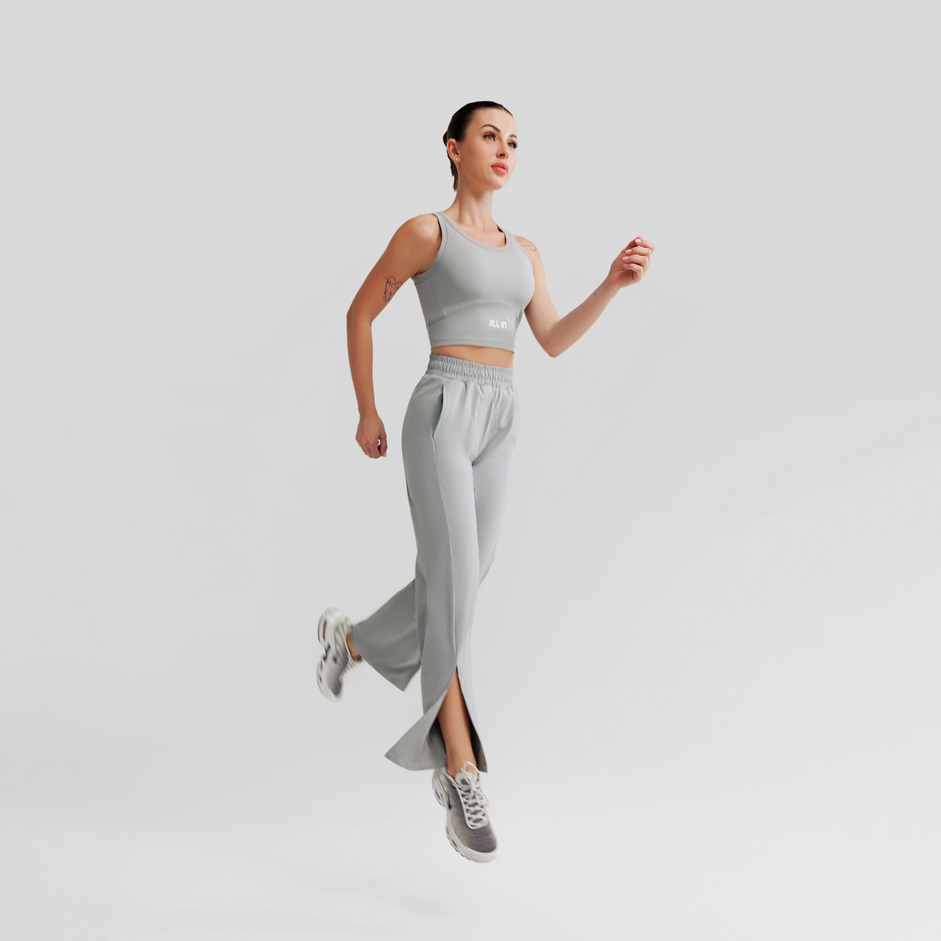 Flex Aura Flared Pants (Grey)