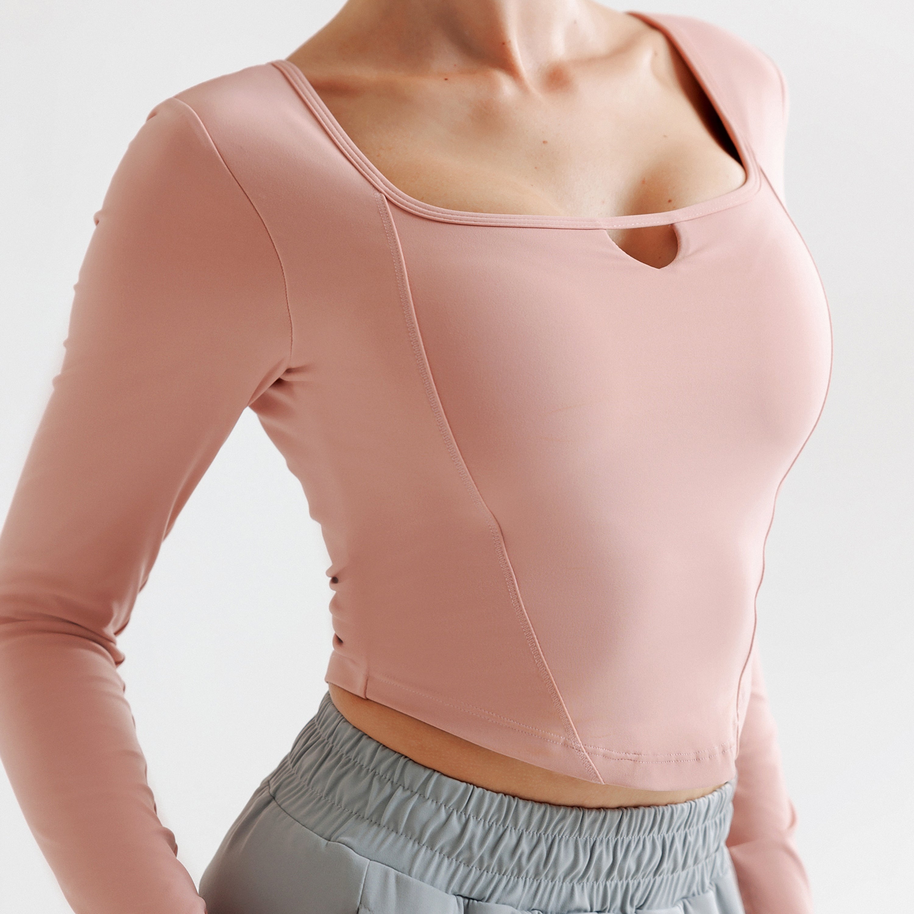 Aurora Top (Powder Pink)