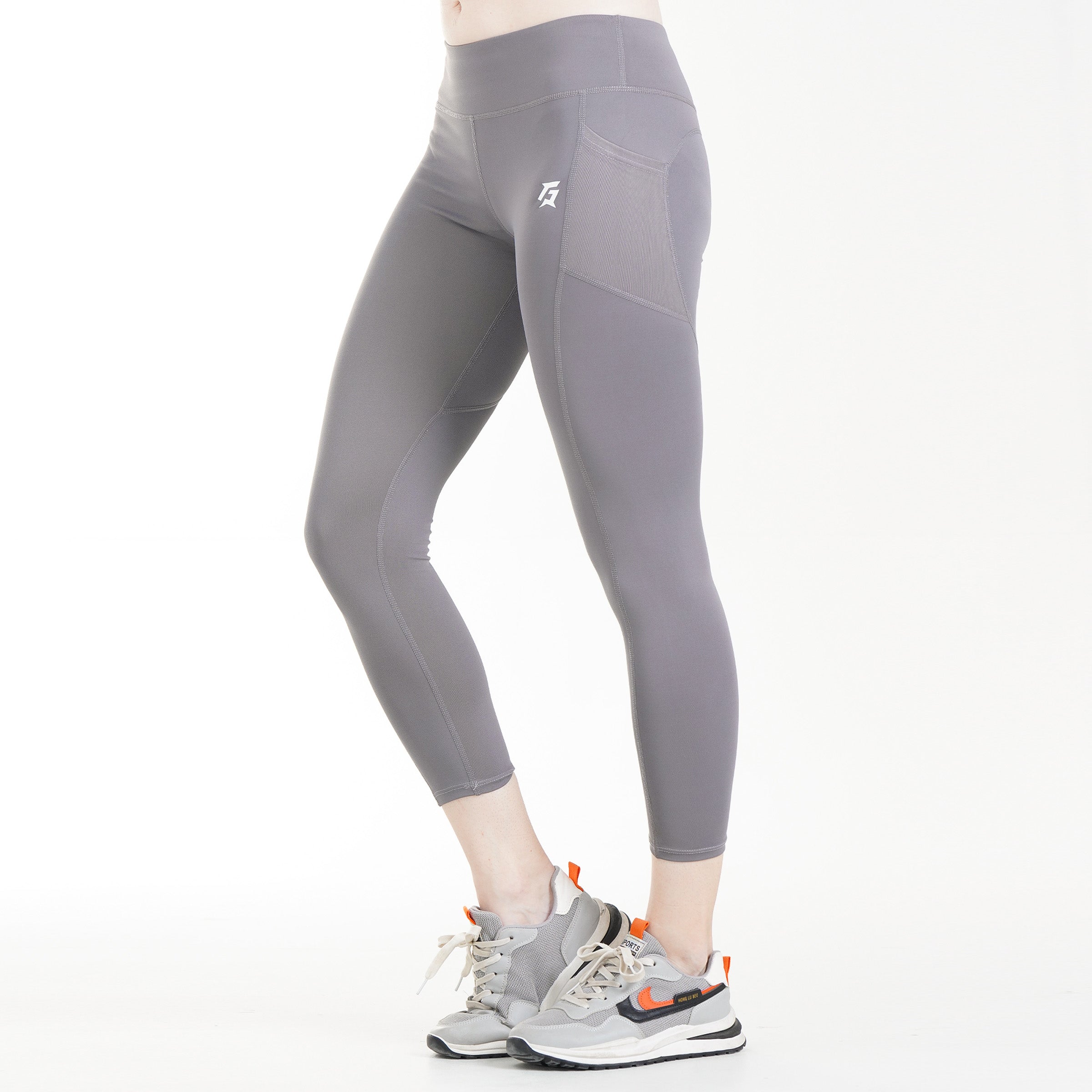 Gray mesh leggings hotsell