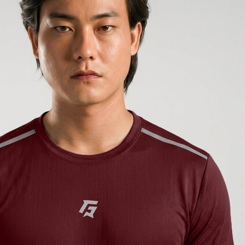 Gain 21 Tee (Maroon)