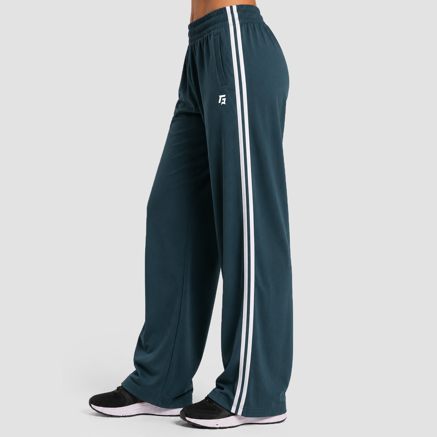 Classic Wide Leg Pants (Green)