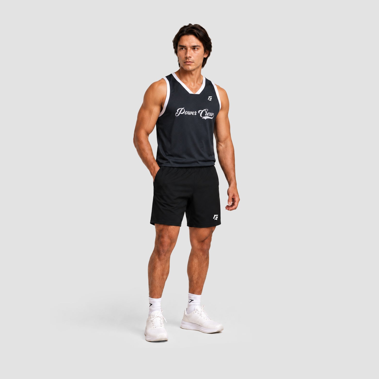 Crew Basket-Ball Tank (Navy)
