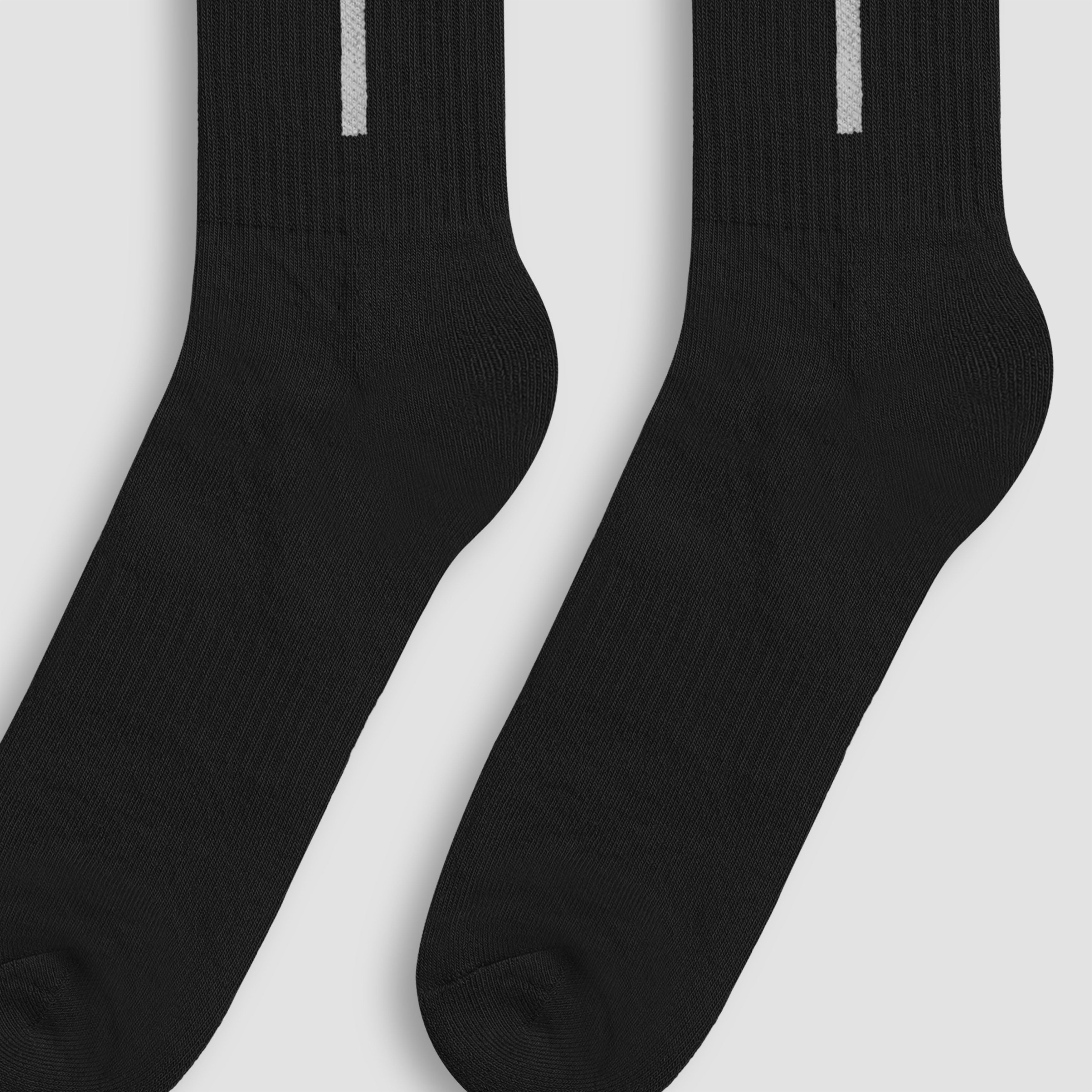 StrideGuard Crew Socks (Black)