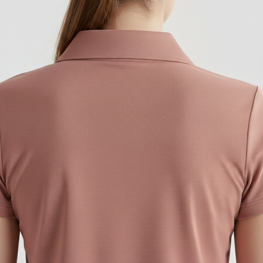 Motion Collar Tee (Dusty Pink)