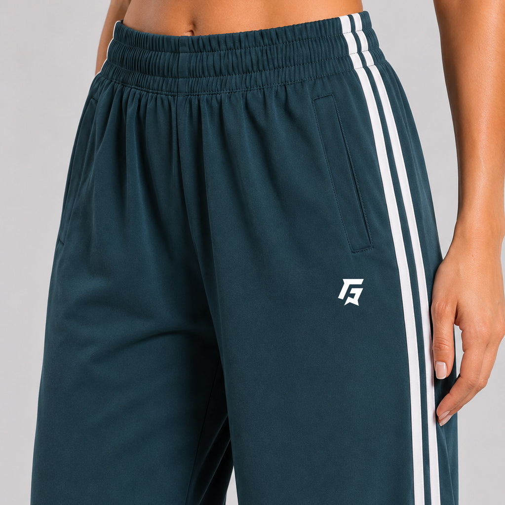 Classic Wide Leg Pants (Green)