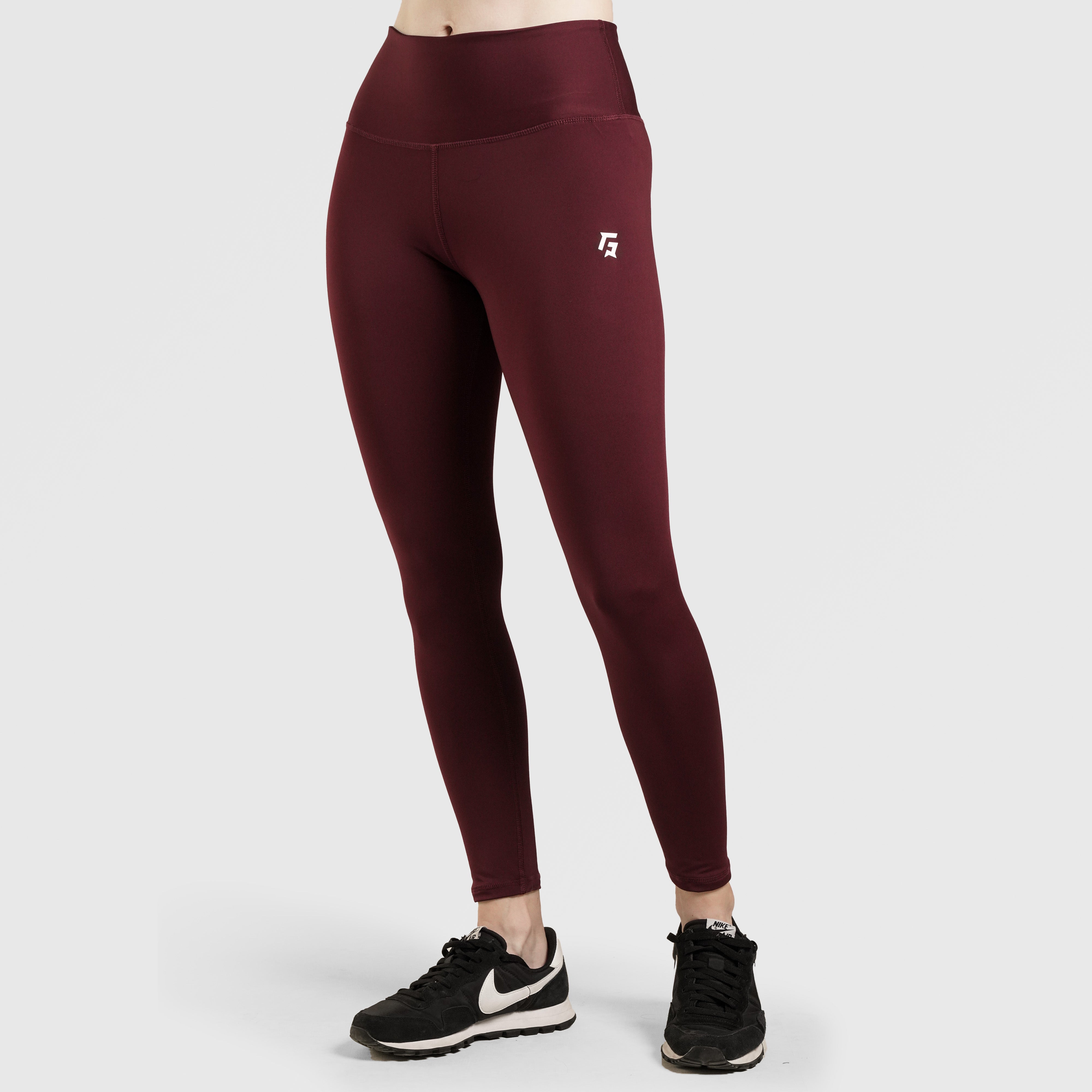 Maroon on sale running leggings