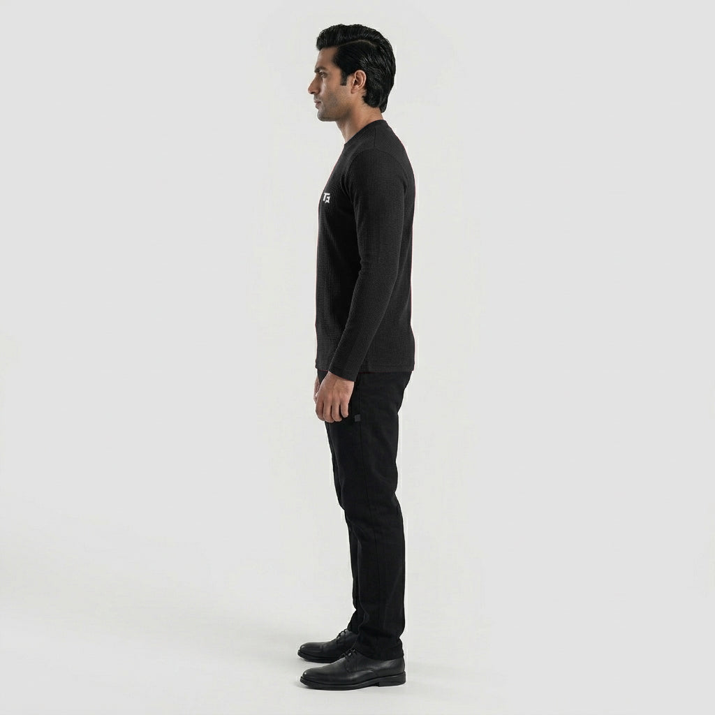 Cloud Warm Tee (Black)