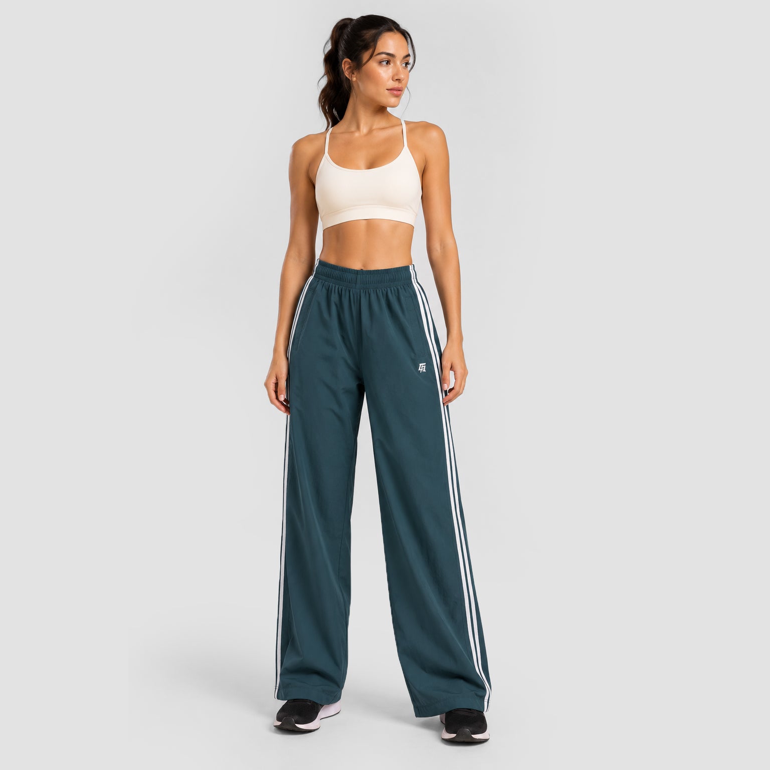 Classic Wide Leg Pants (Green)