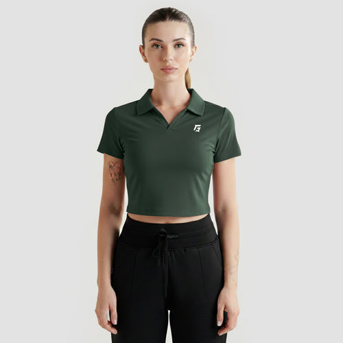 Motion Collar Tee (Dark Green)