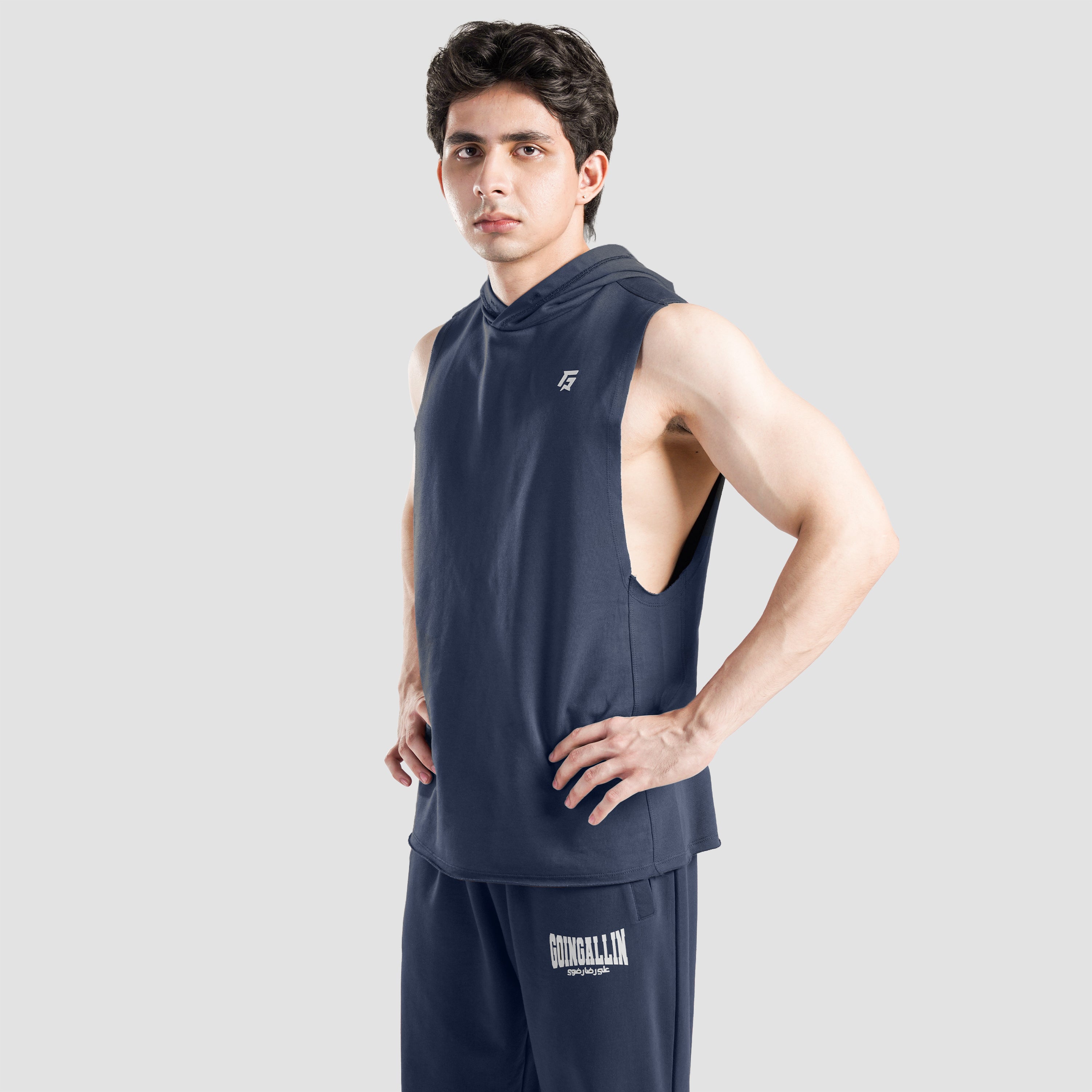 Perform Hooded Tank (Navy)