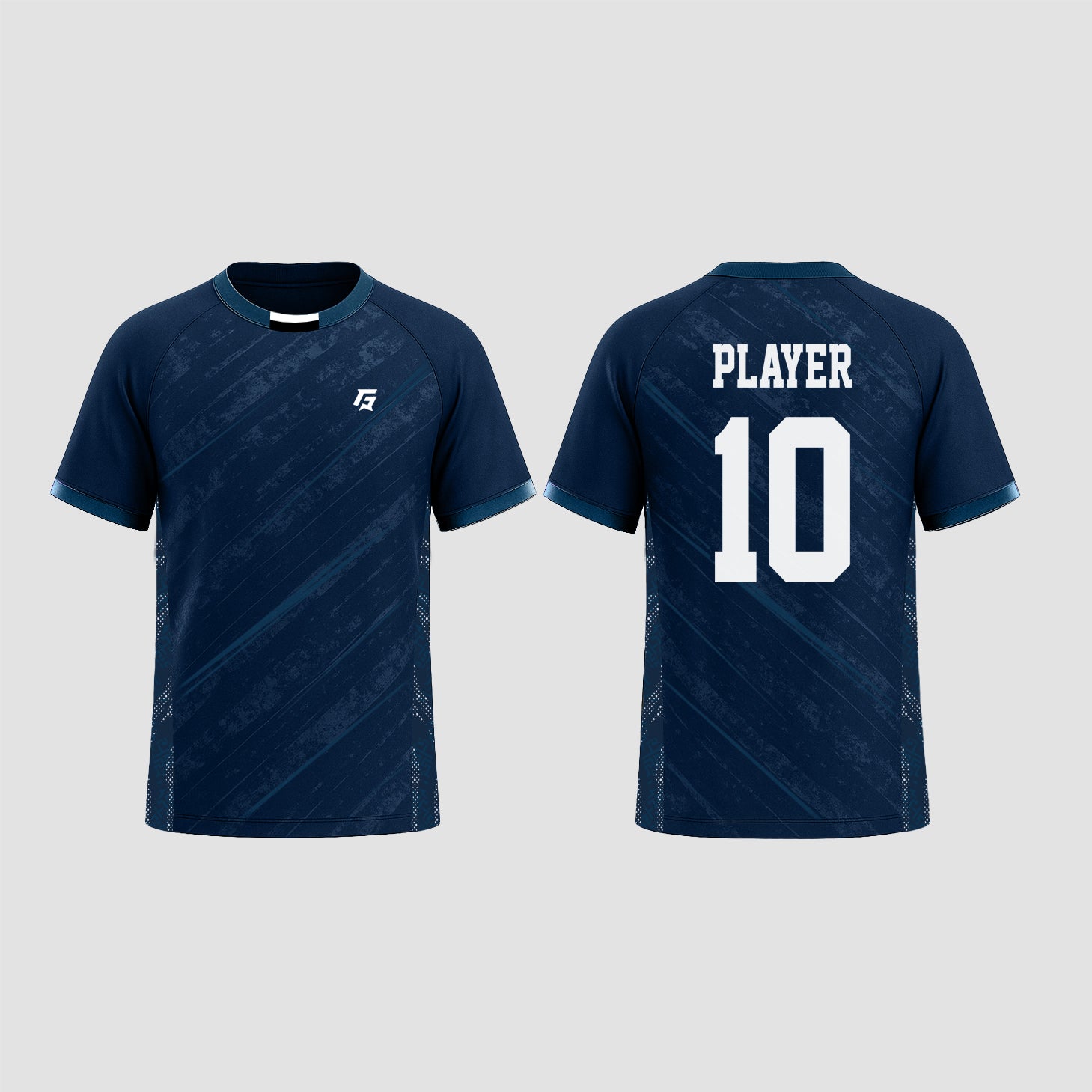 Training Cricket Customized Tee (Blue)