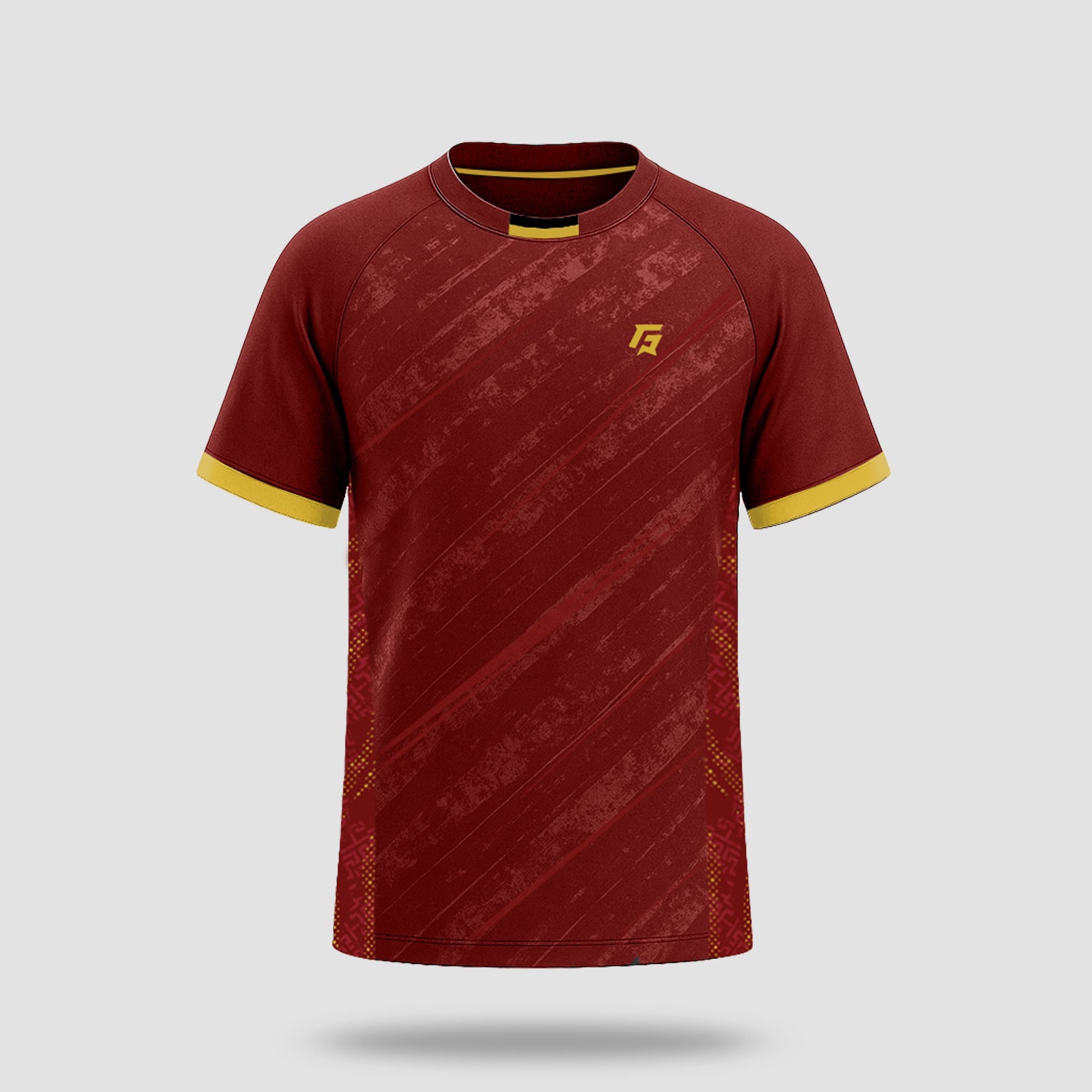 Training Cricket Customized Tee (Maroon)