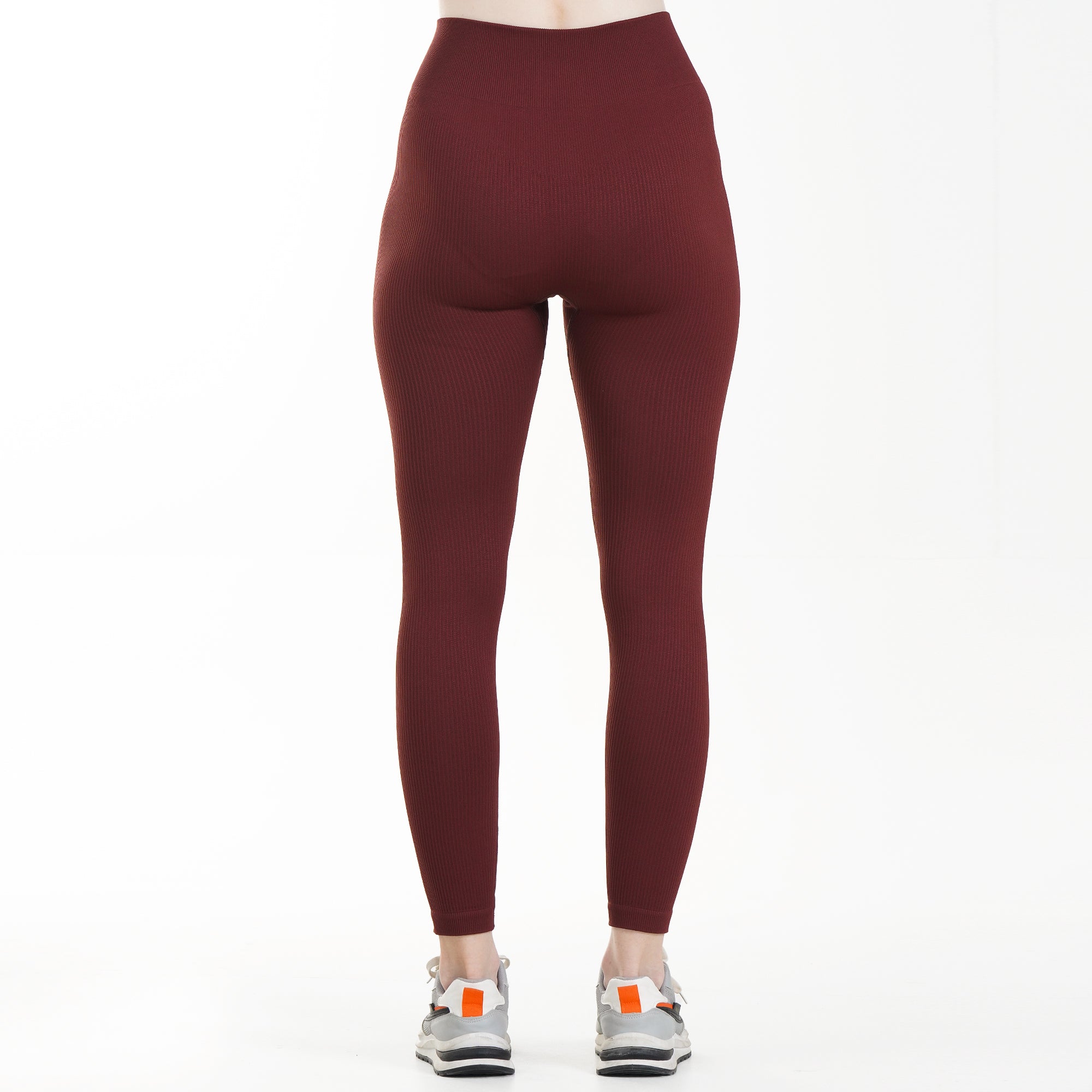 Contoured Seamless Leggings (Maroon)