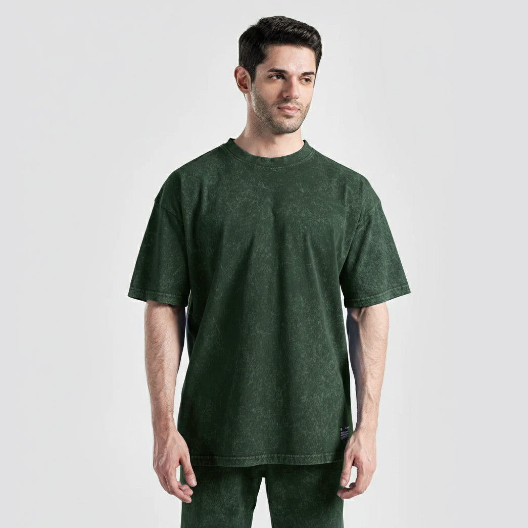 Distressed WashTee (Green)