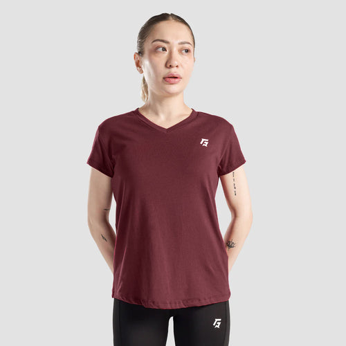 Sculpy Core Tee (Burgundy)