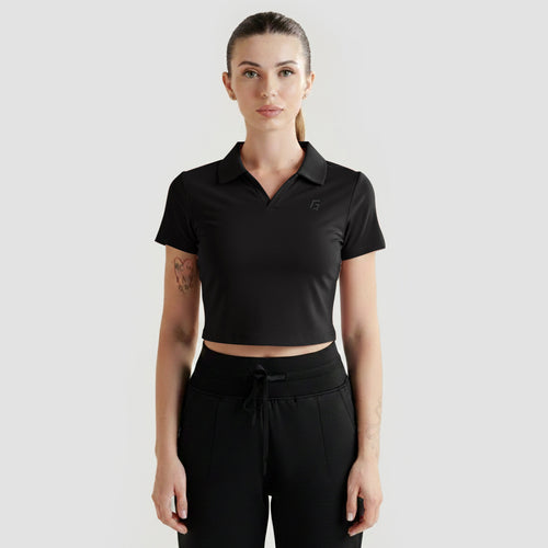 Motion Collar Tee (Black)