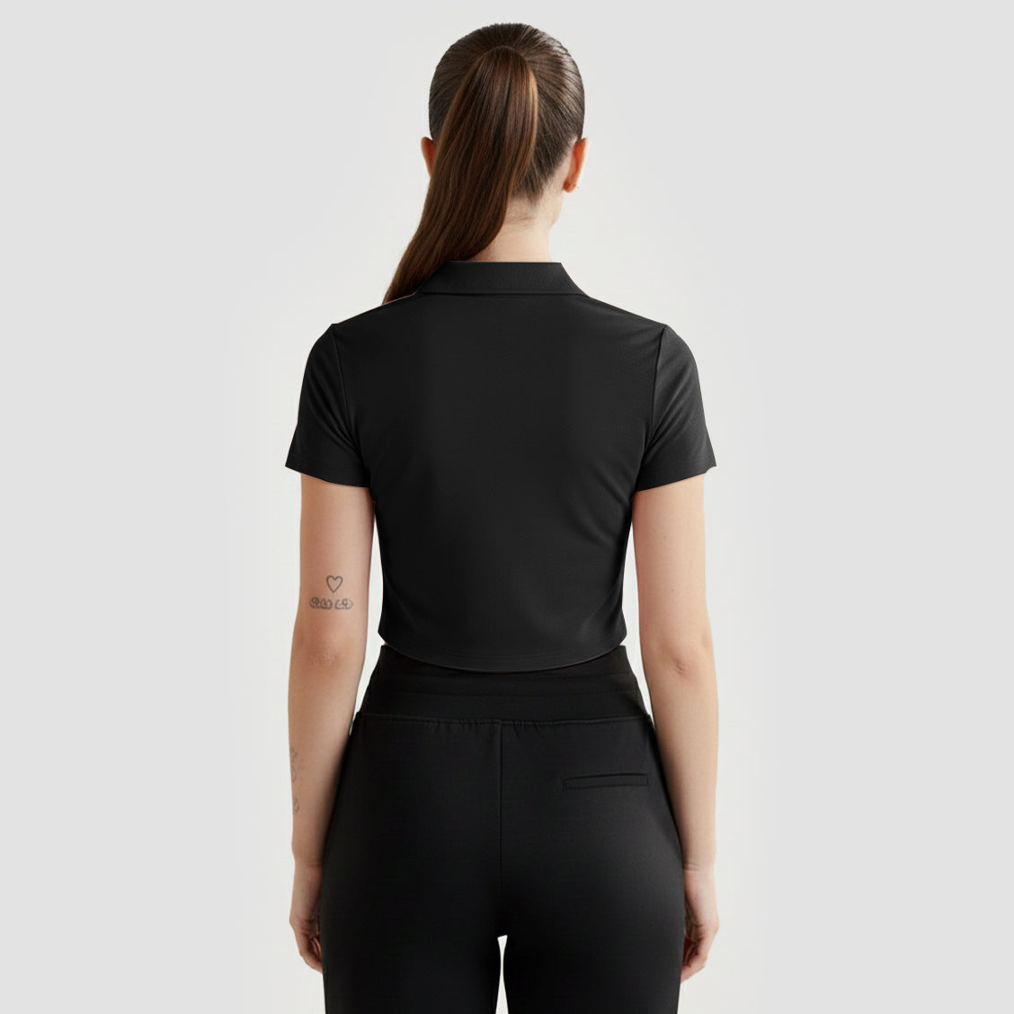 Motion Collar Tee (Black)