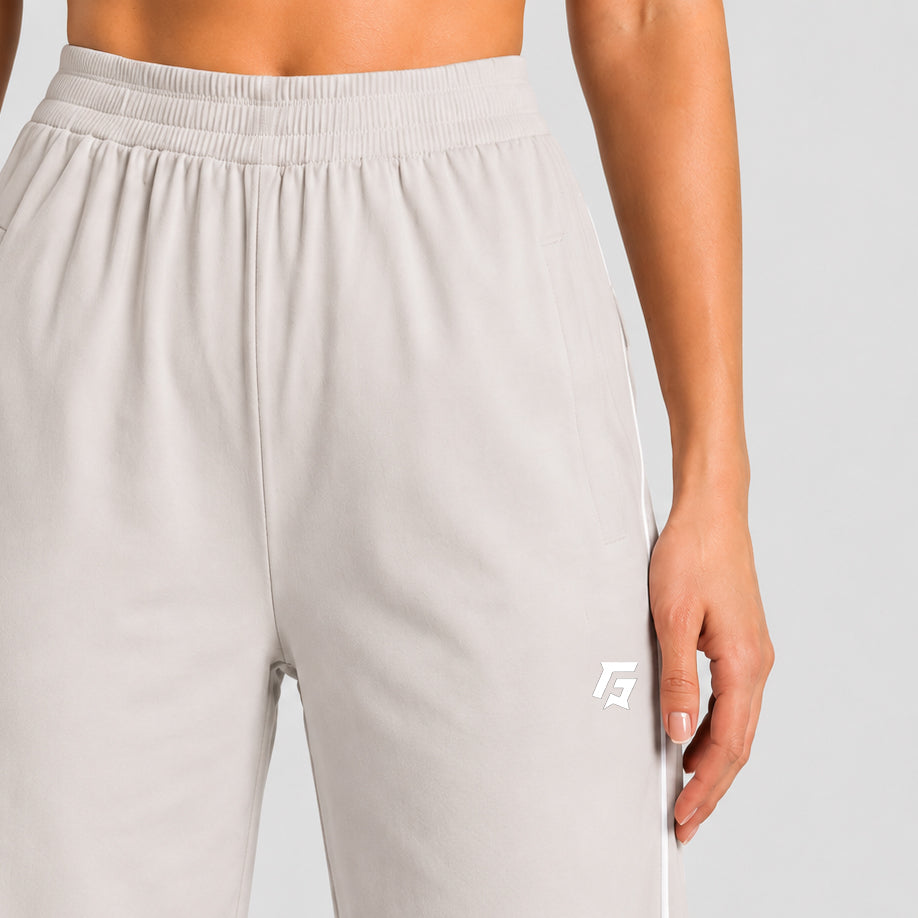 Minimal Stripe Flow Pants (Off White)