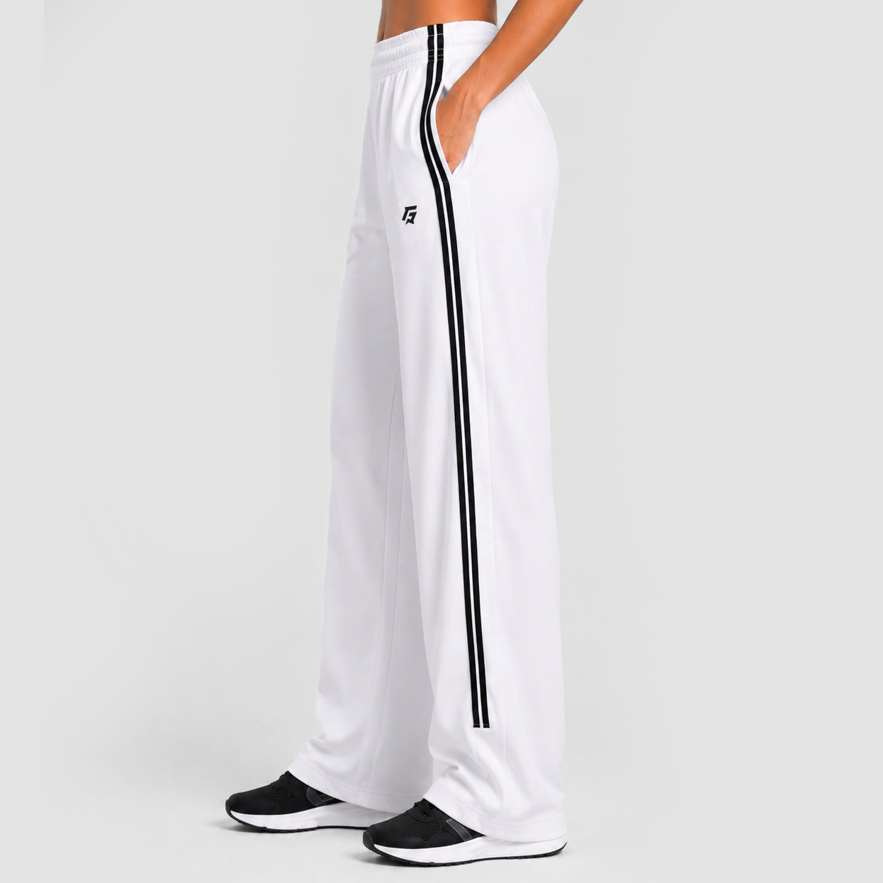 Flow Motion Wide Leg Pants (White)