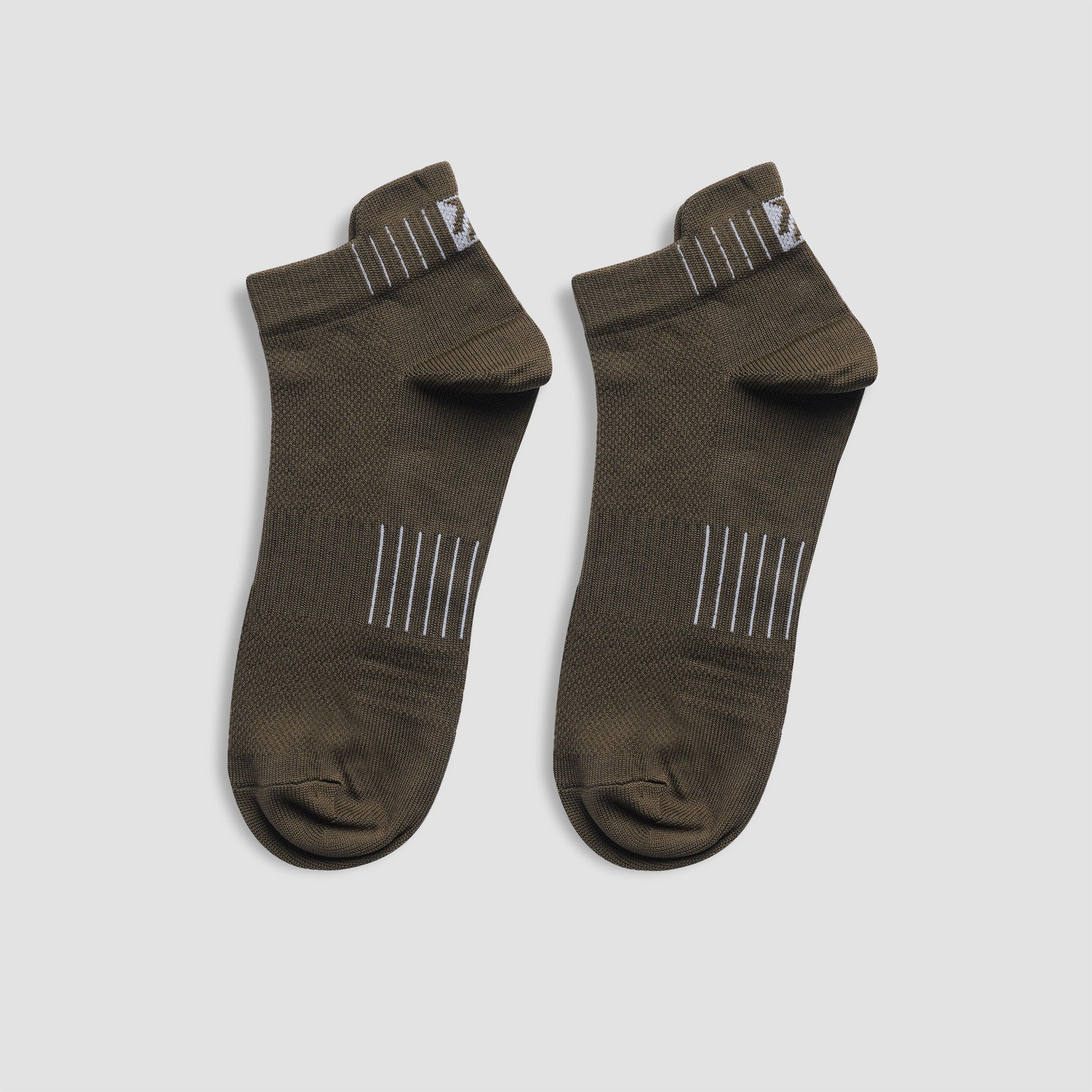 ShieldFlex Quarter Socks (Olive)