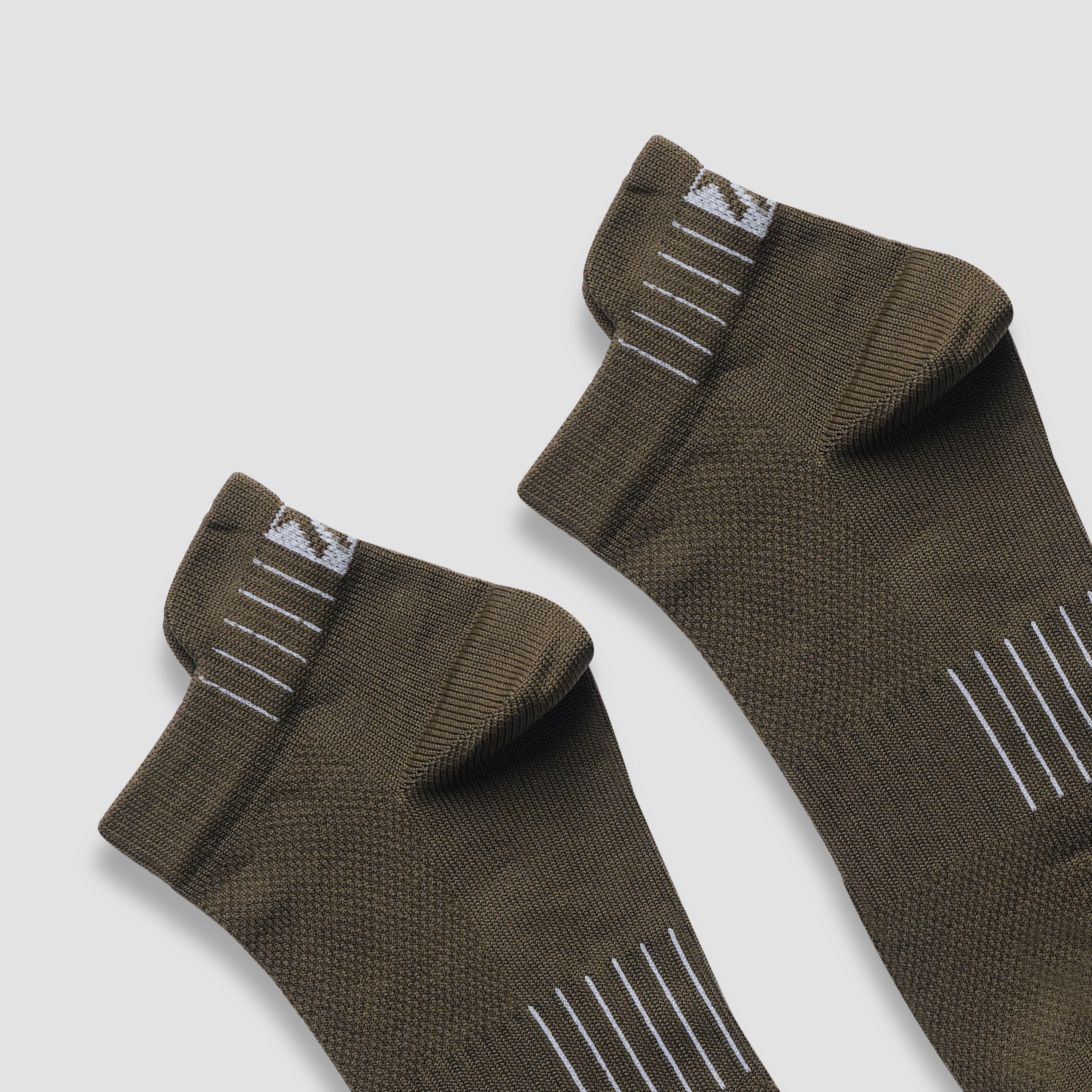 ShieldFlex Quarter Socks (Olive)