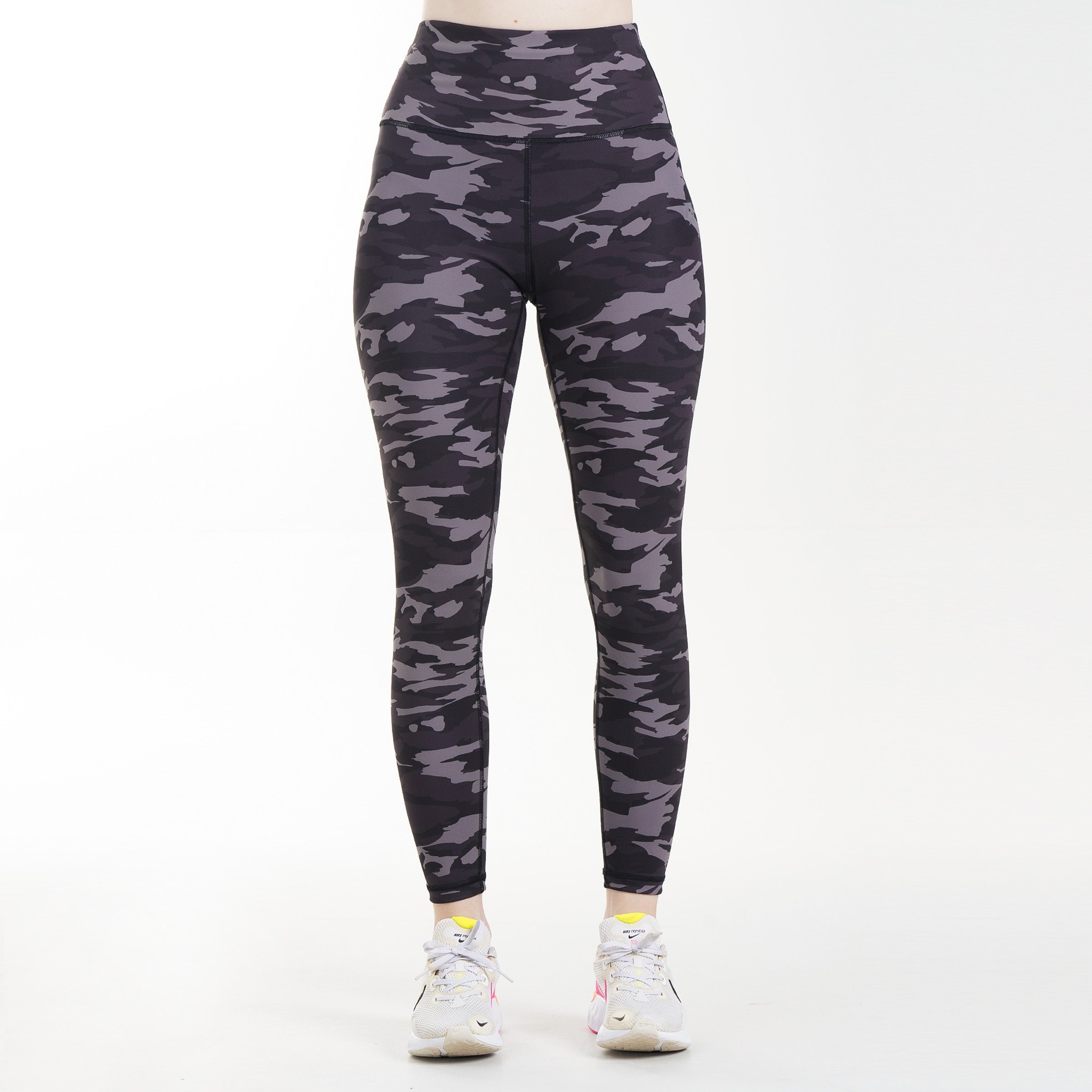 Camo Textured Leggings (Grey)