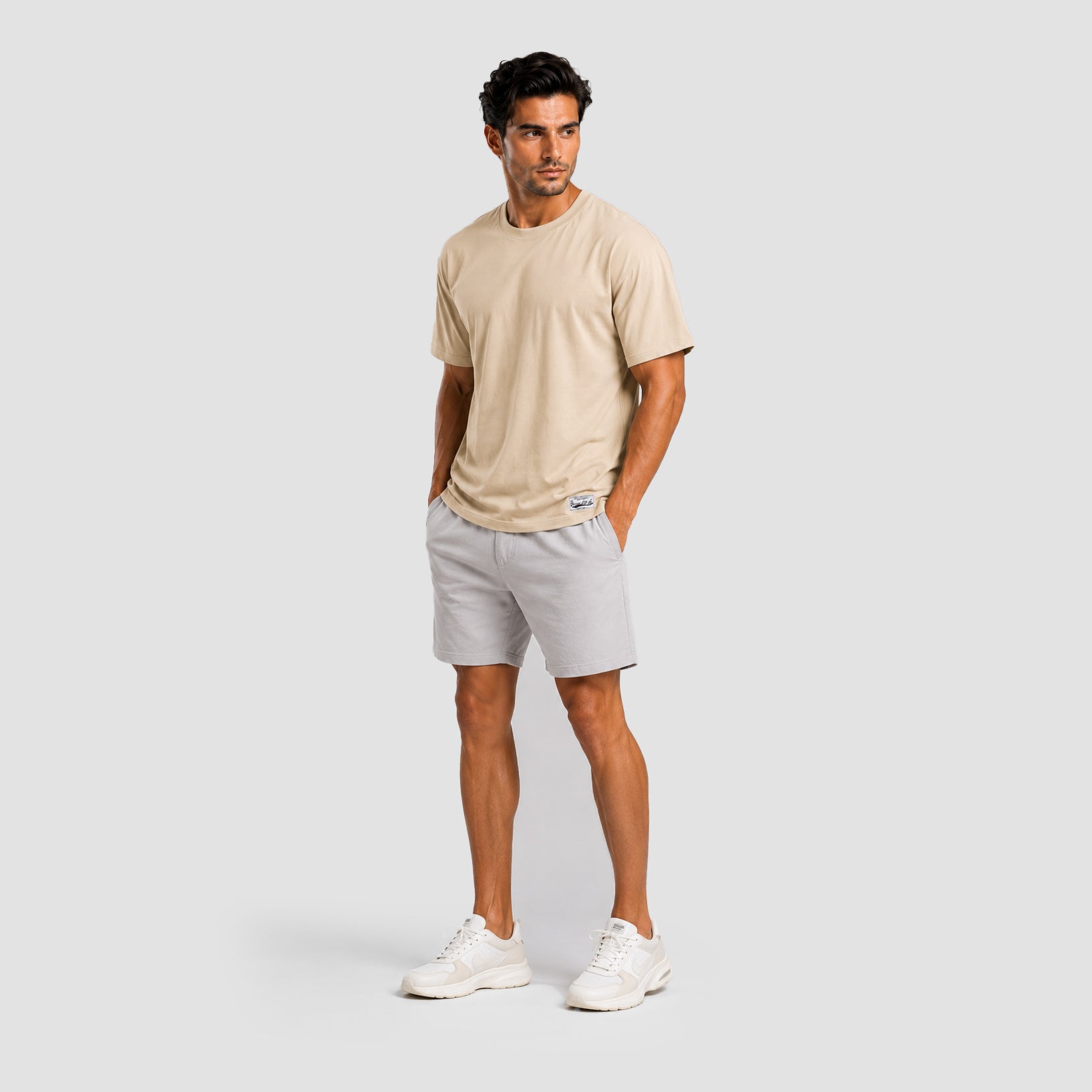 Essential Flow Tee (Beige)