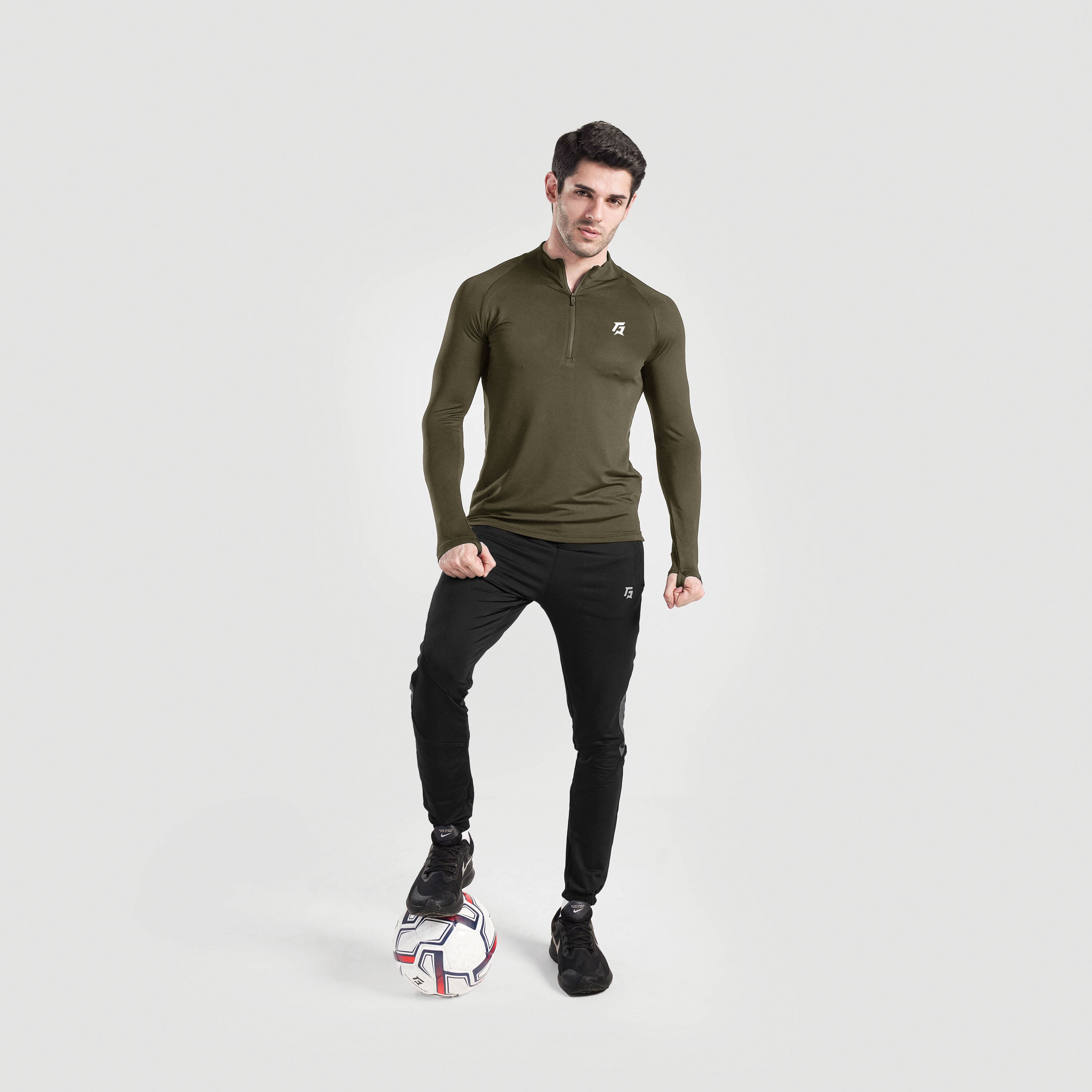 GAI Mock Neck (Olive)