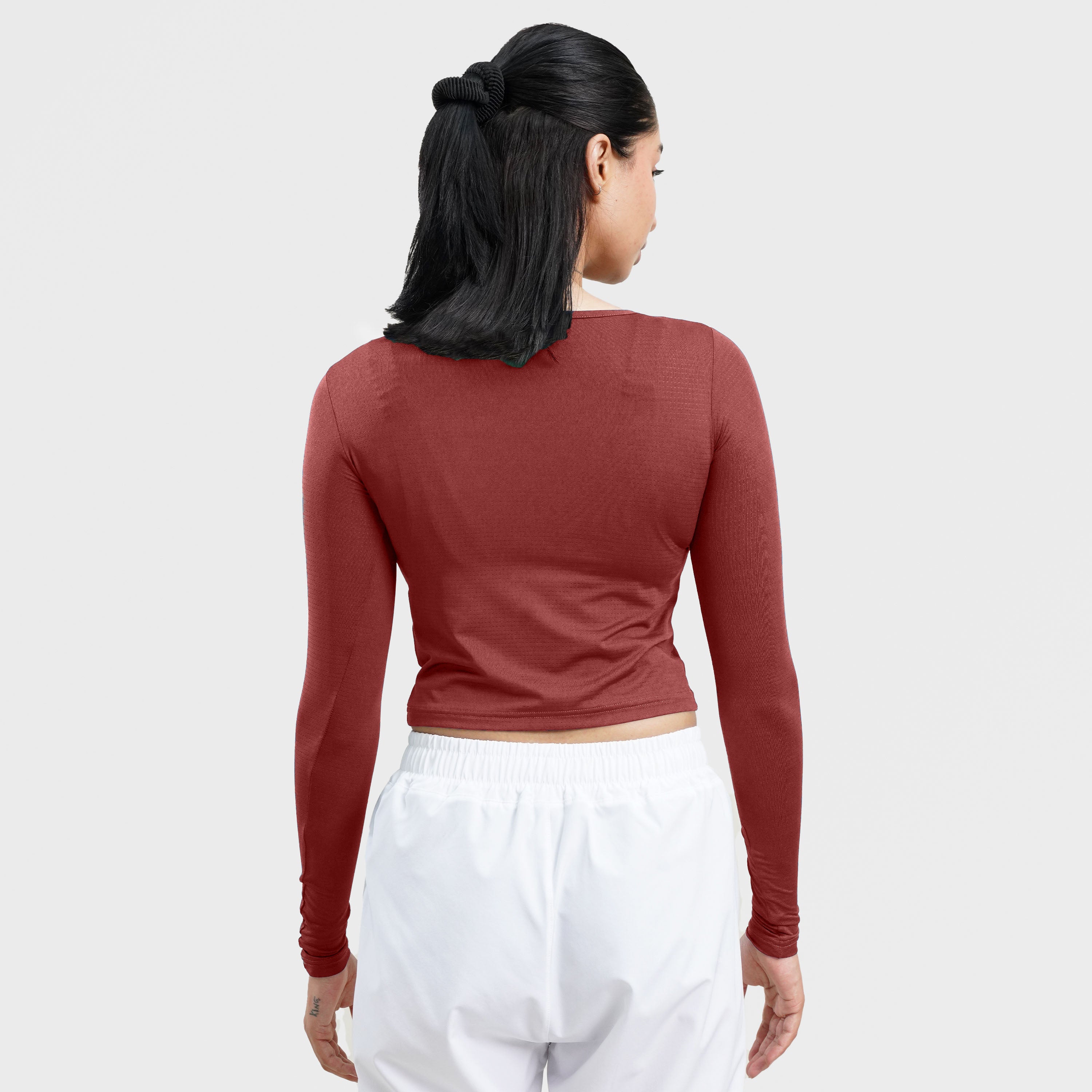 W024 Long Sleeves Tee (Maroon)