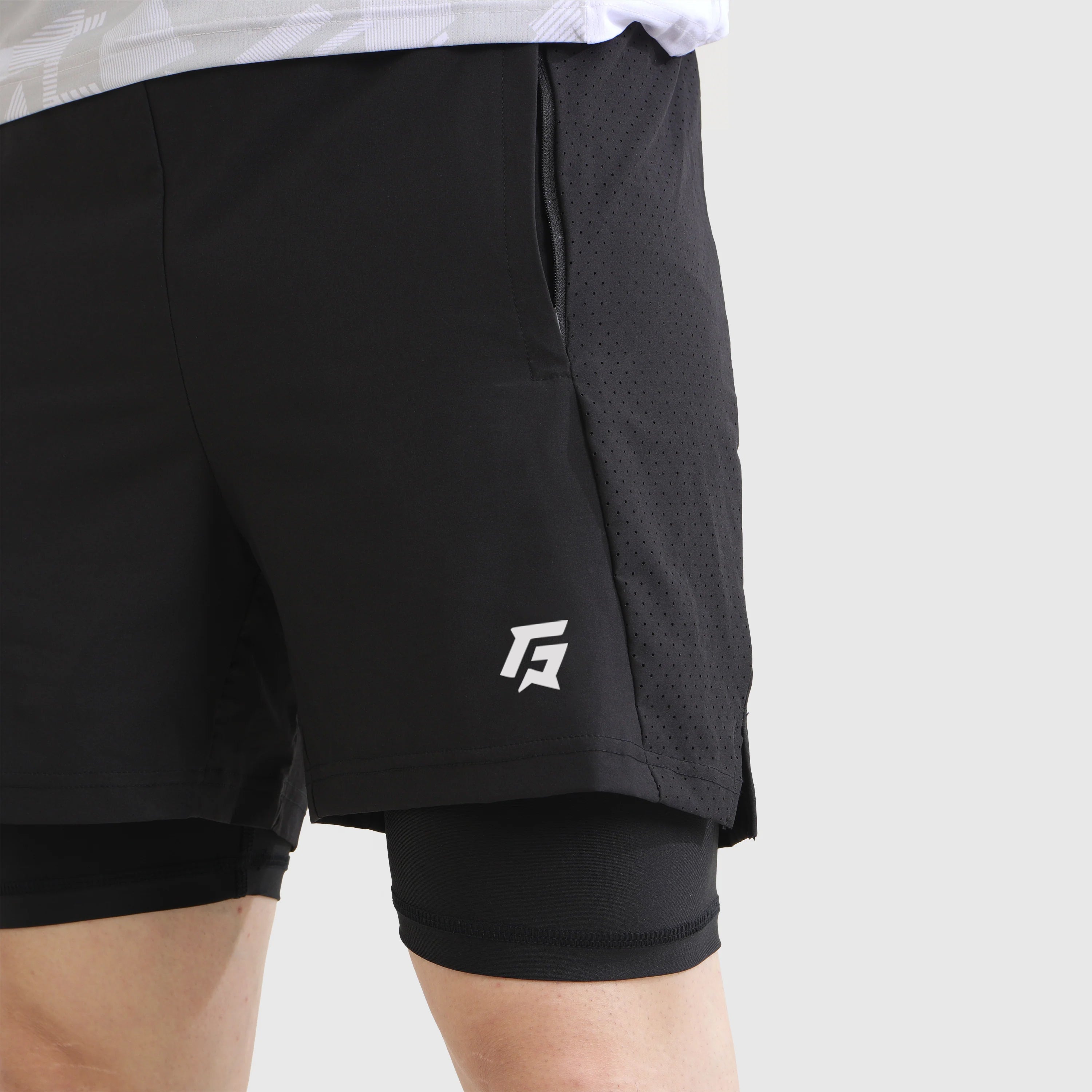 GA Laser Grip Shorts (Black)