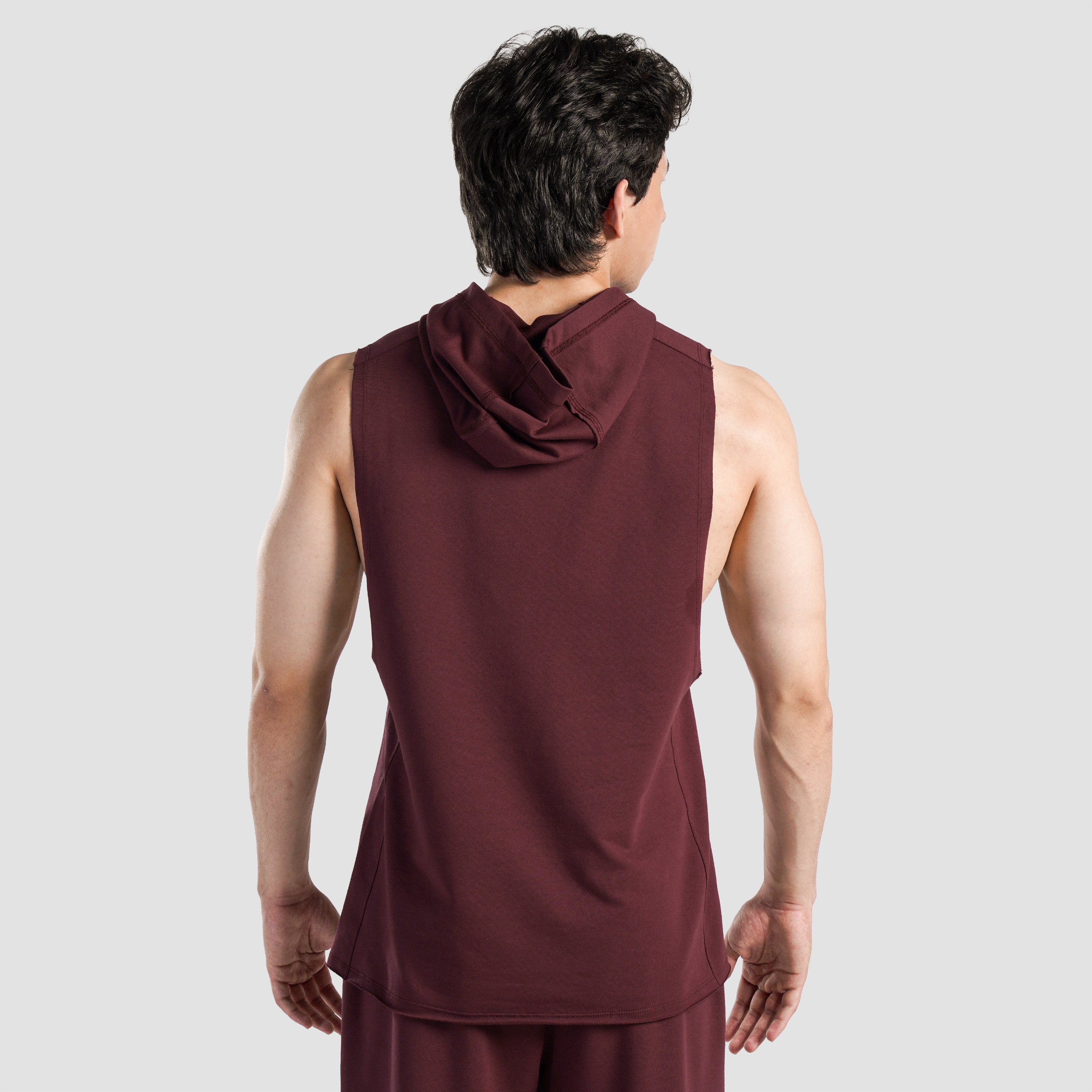 Perform Hooded Tank (Maroon)