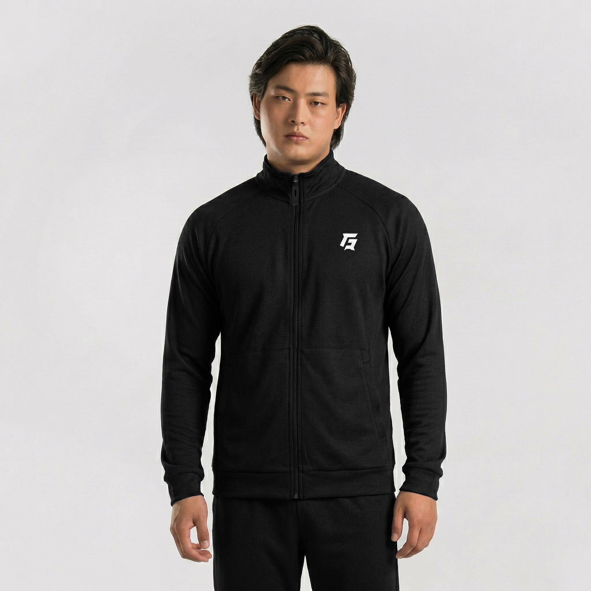 Run Track Zipper (Black)