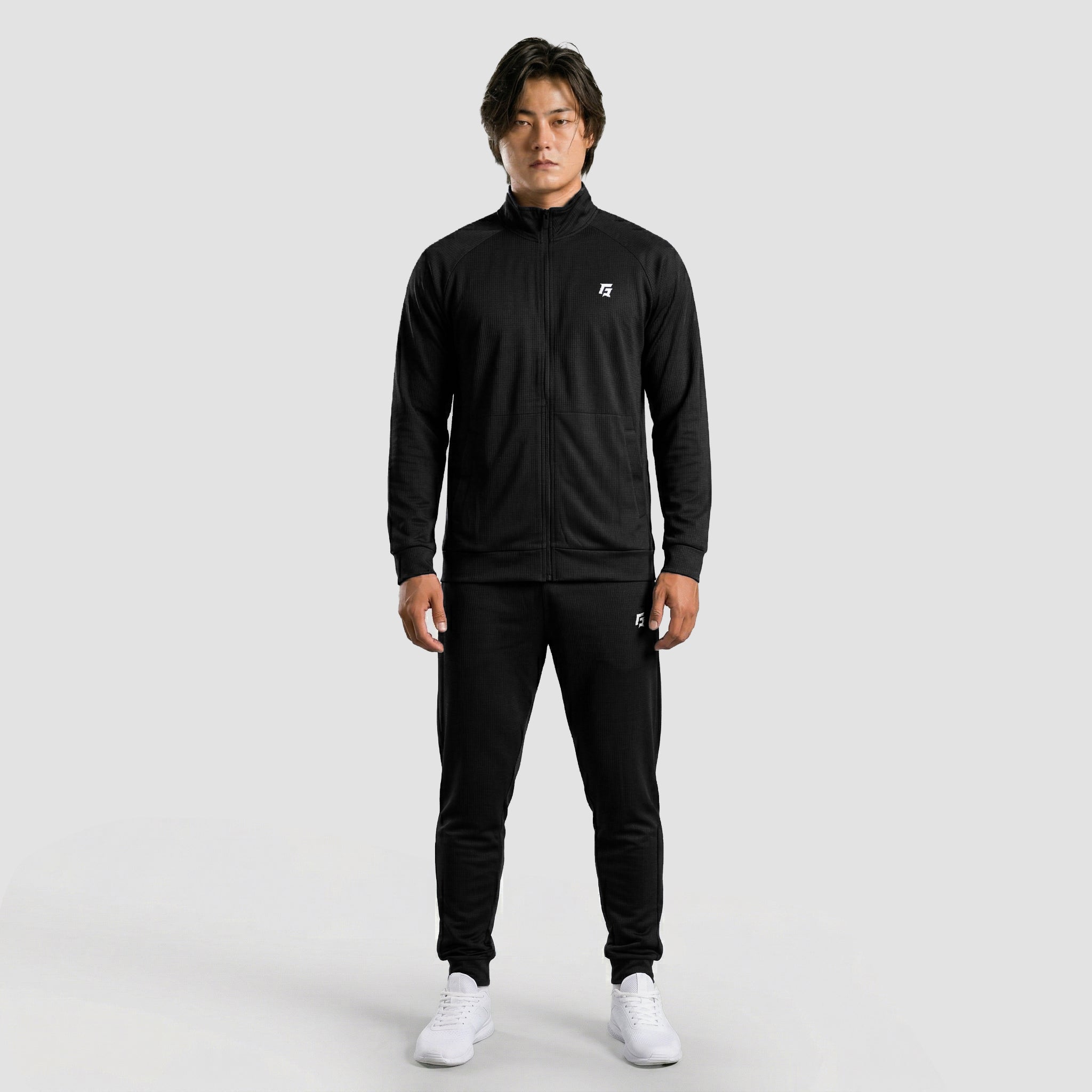 Run Track Zipper (Black)