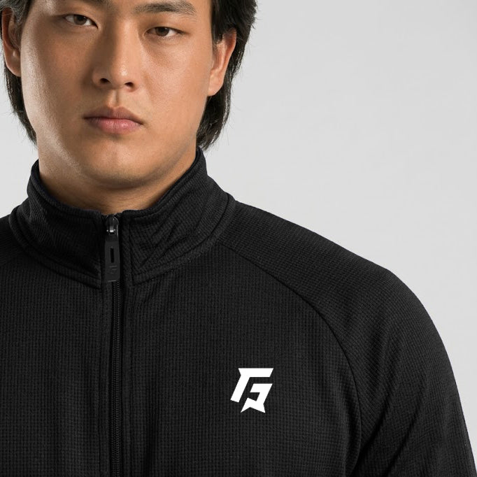 Run Track Zipper (Black)