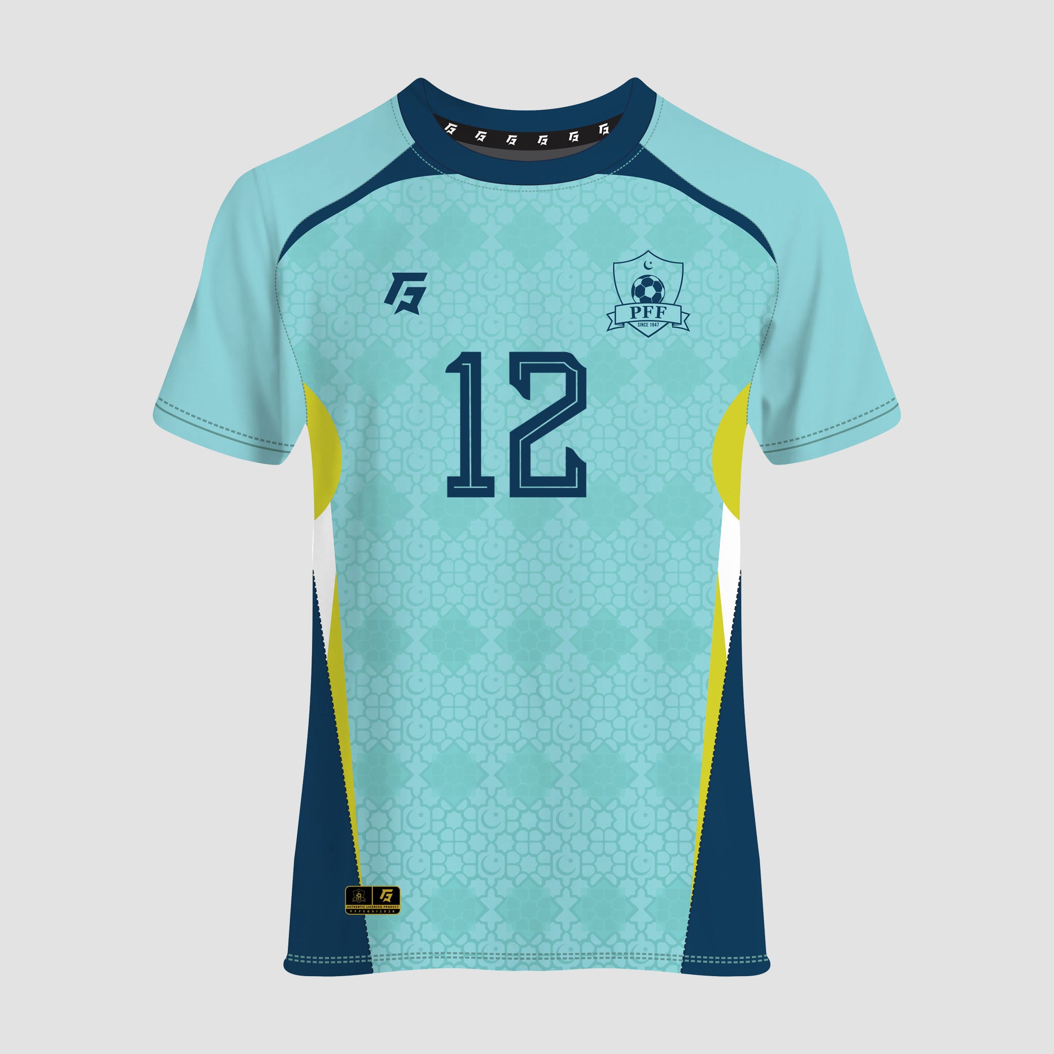 PFF Goal Keeper Customized Tee 2025 (Aqua Blue)