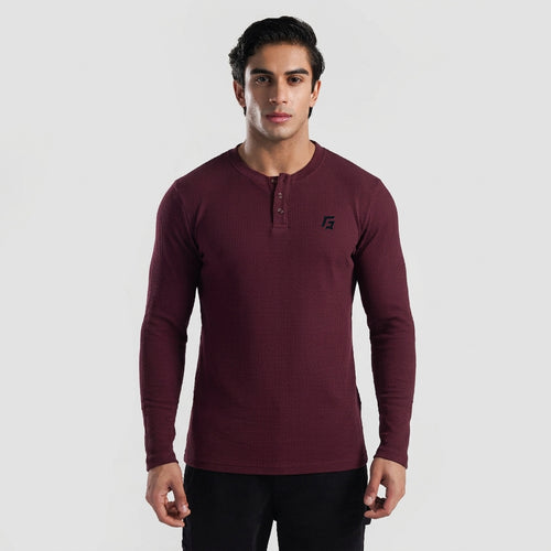 Cloud Warm Tee (Maroon)