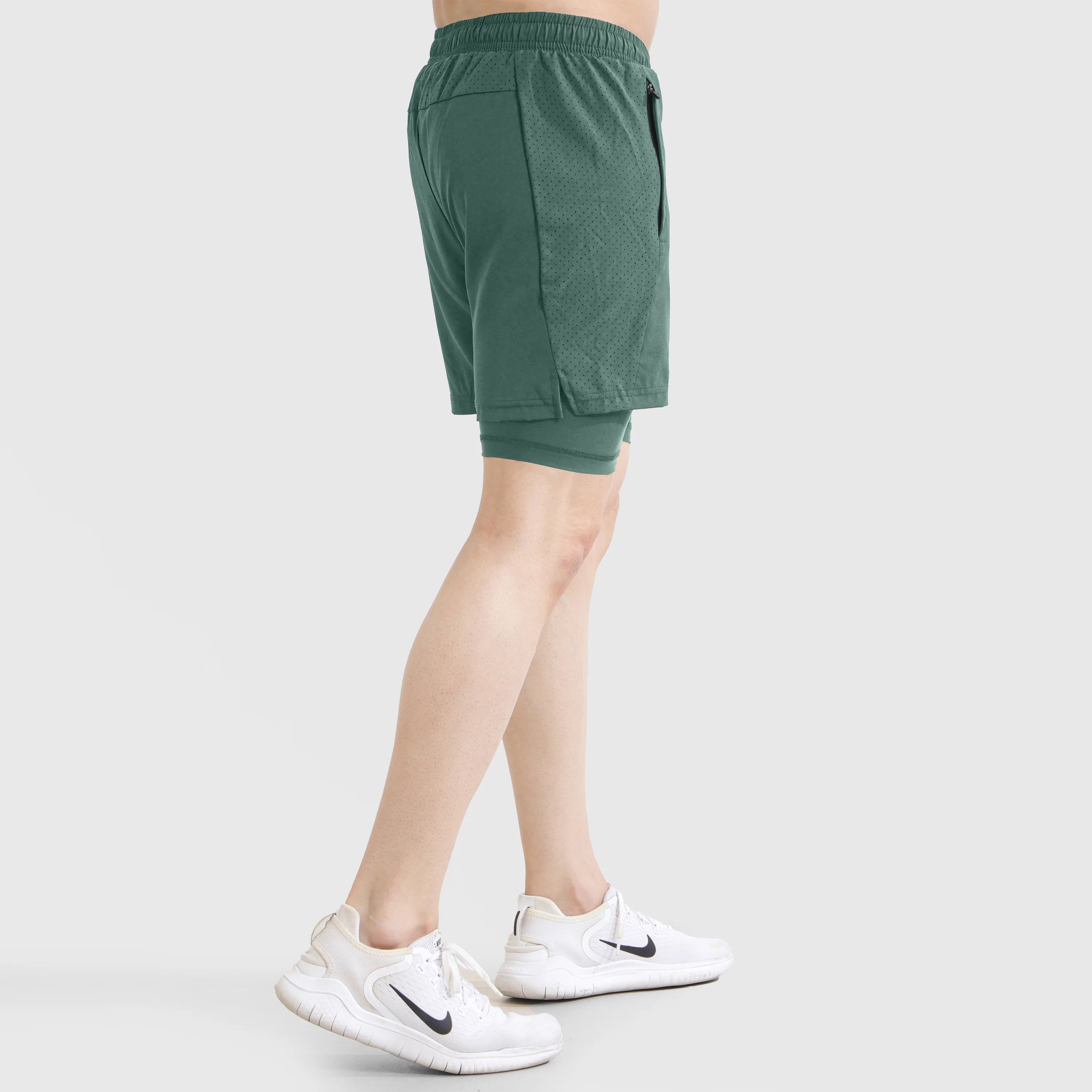 GA Laser Grip Shorts (Green)