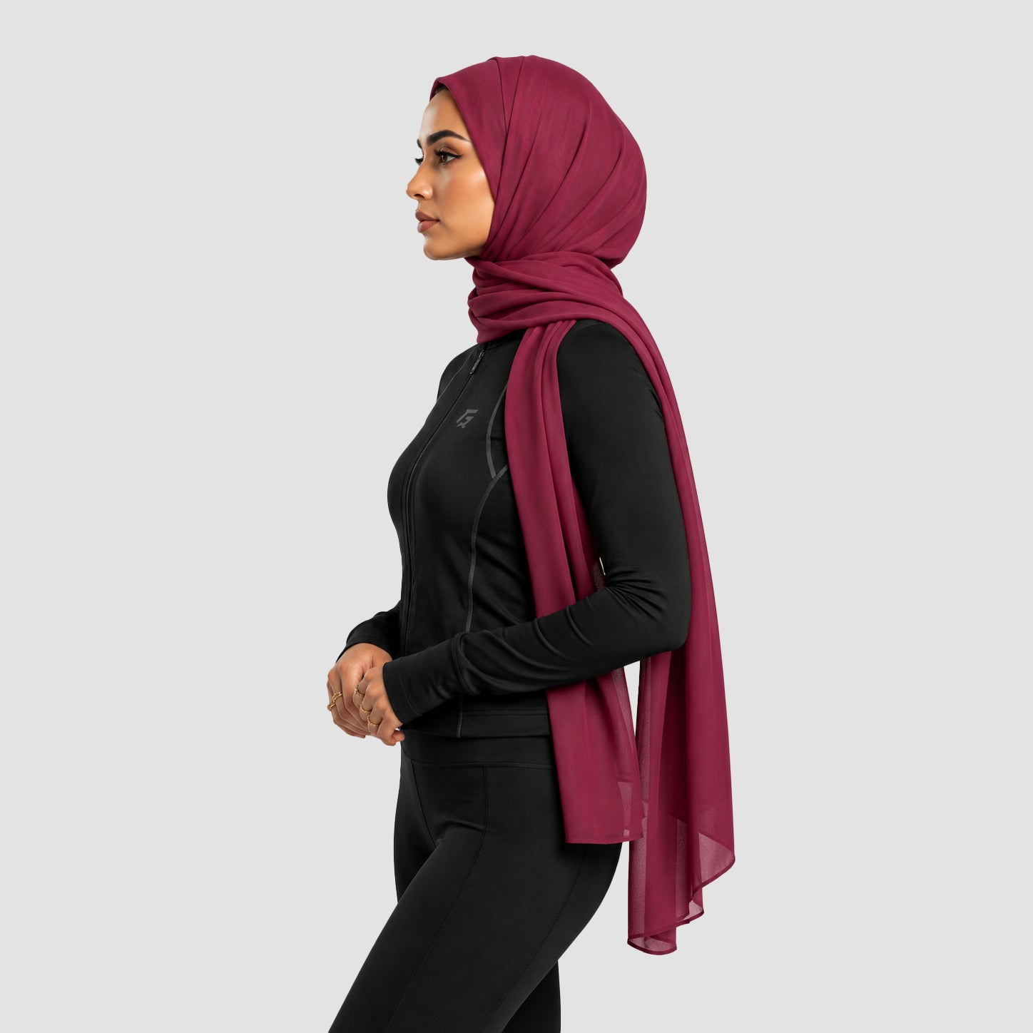 GAI Basic Hijab (Burgundy)