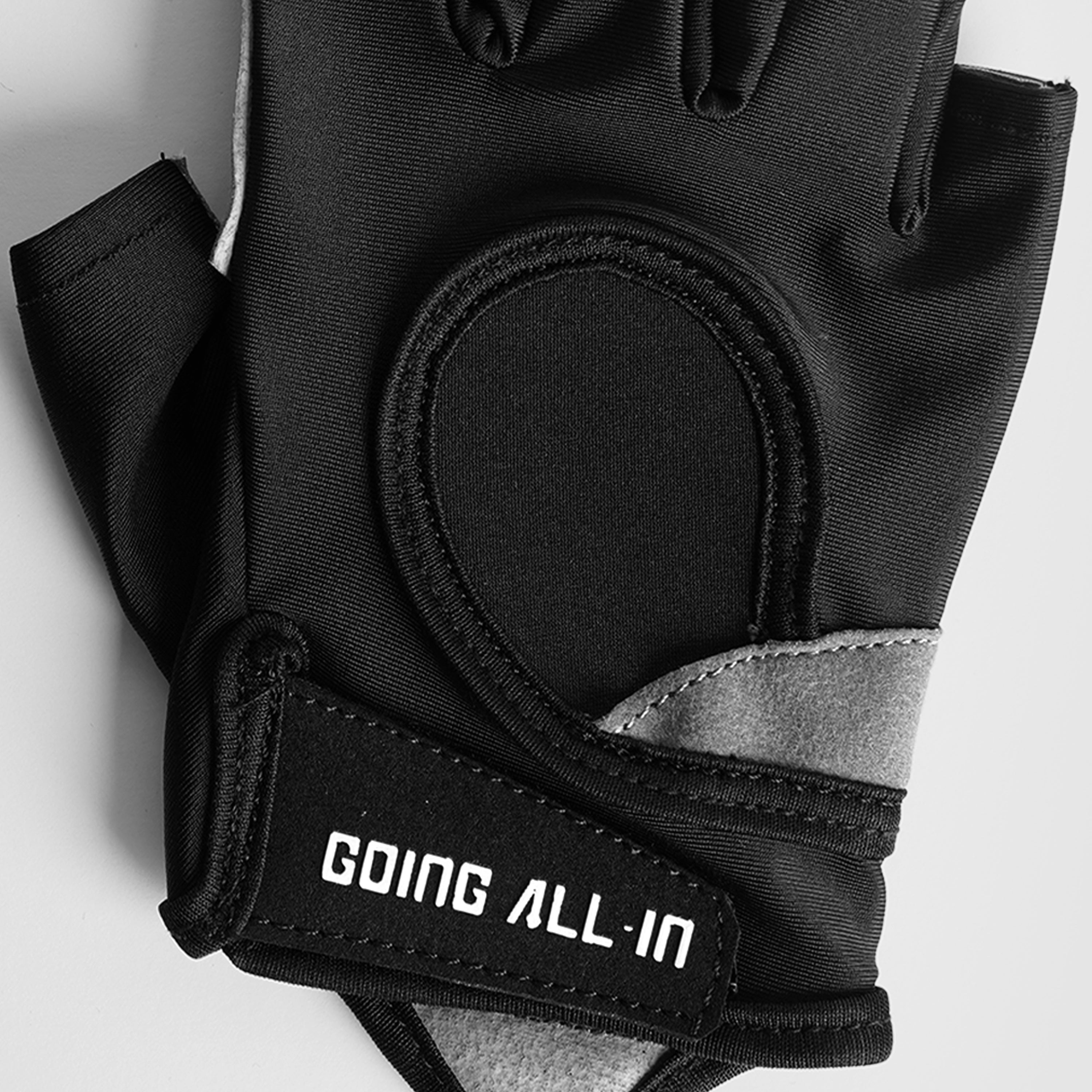 Power Grip Pro Gloves (Black-Grey)