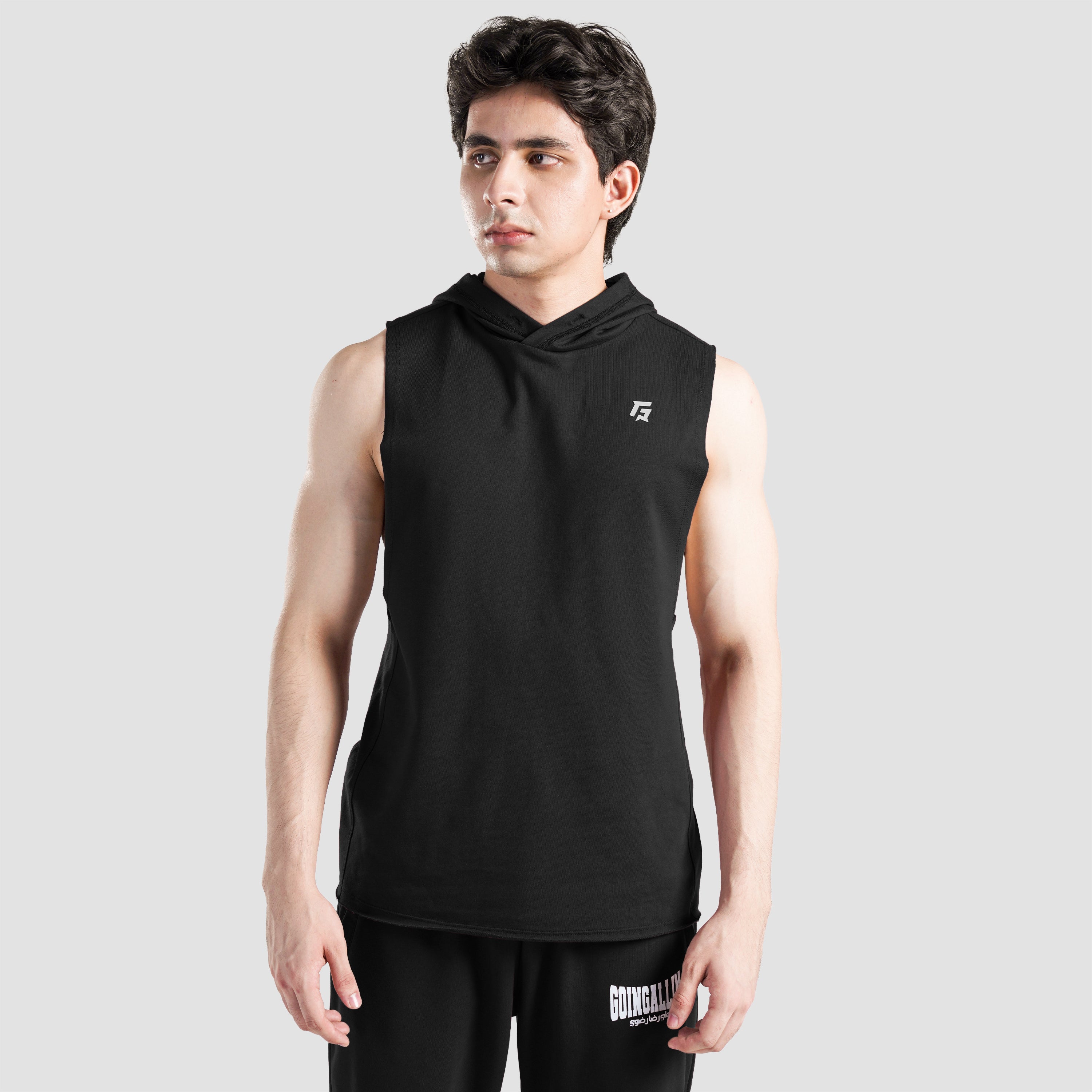 Perform Hooded Tank (Black)